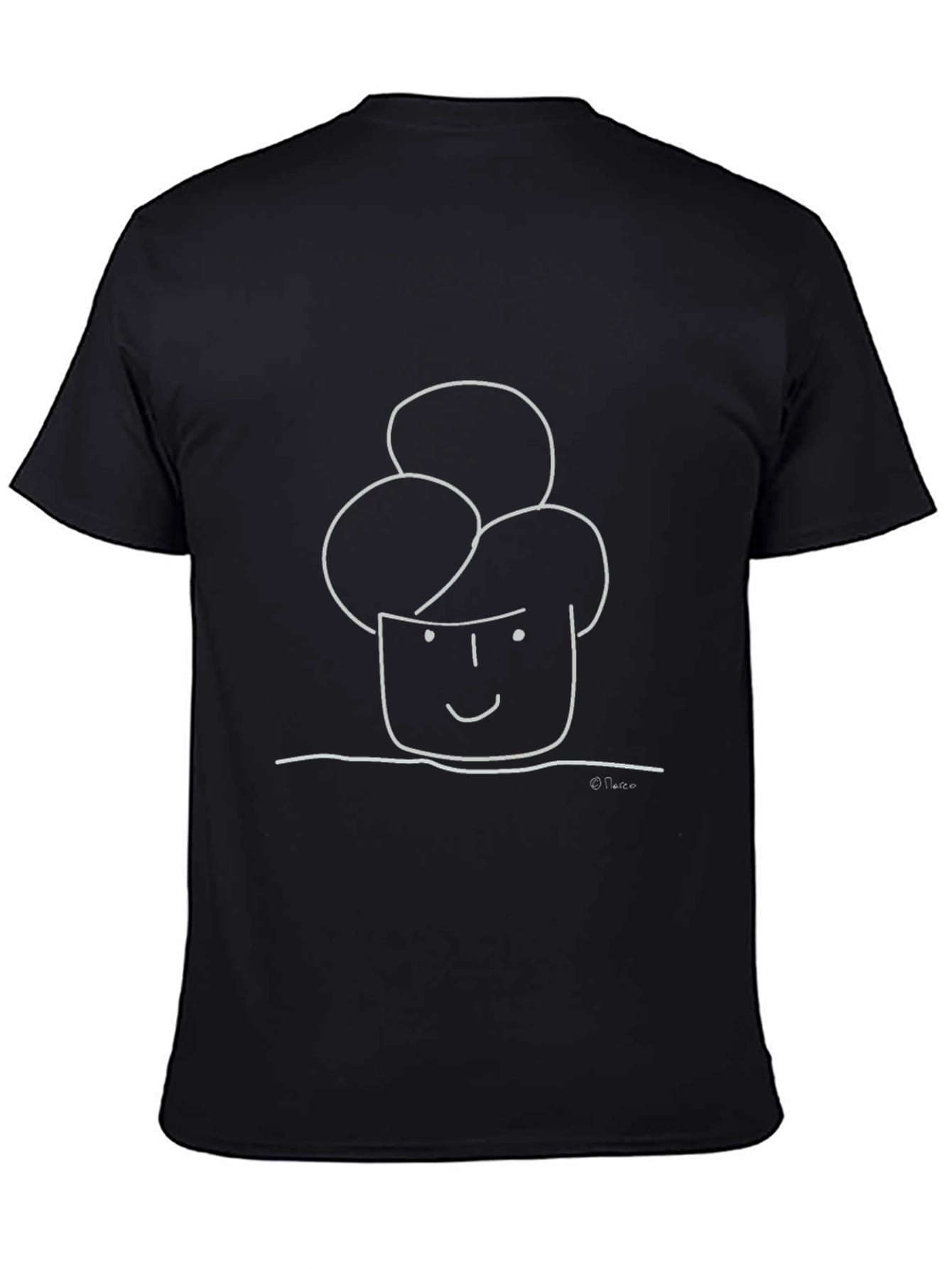 Cute Cupcake Smile T-Shirt - Unique Design