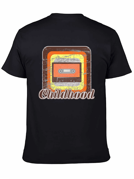 Retro Childhood Cassette Tape Graphic Tee