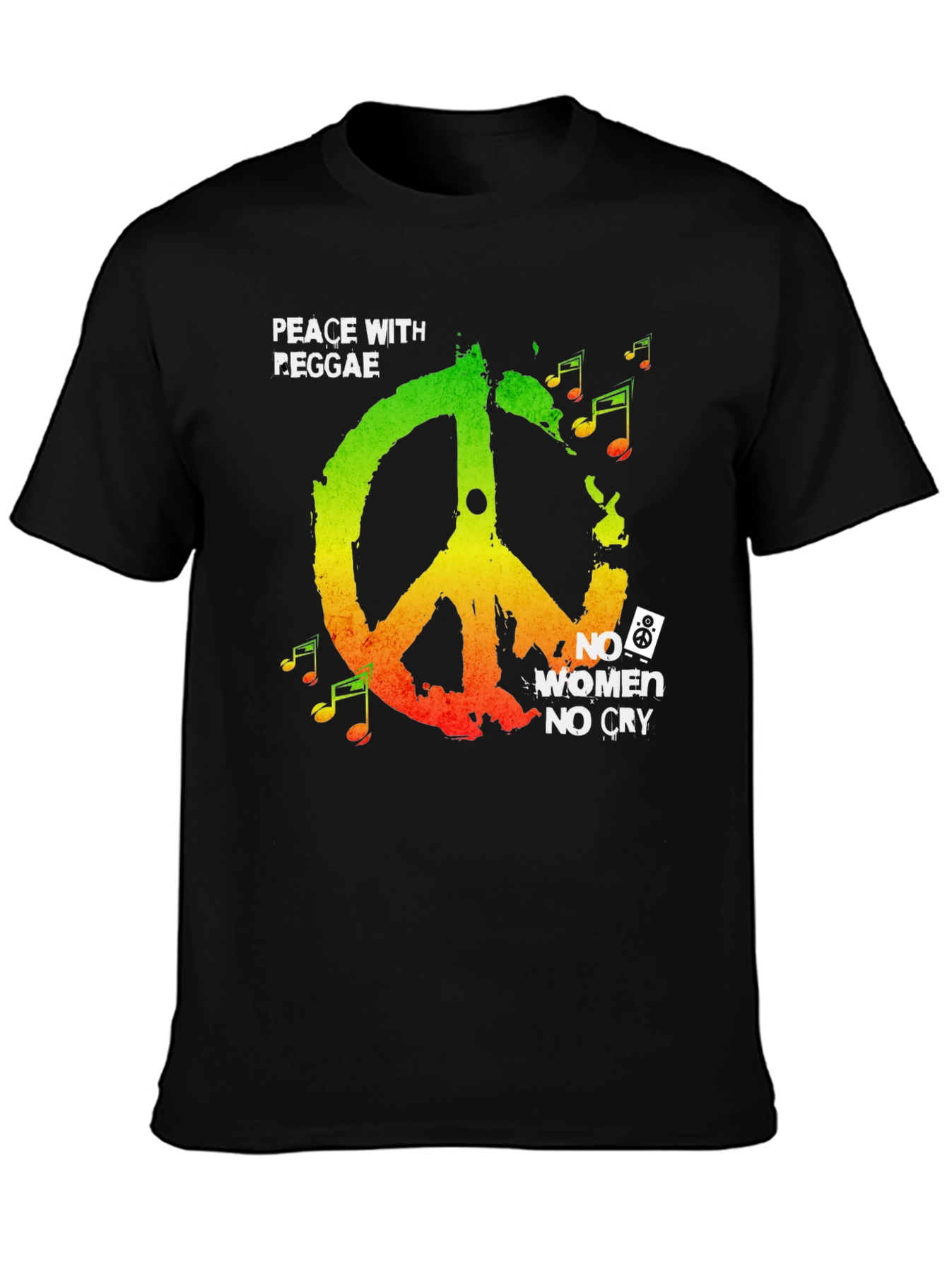 Peace with Reggae T-Shirt - No Women No Cry
