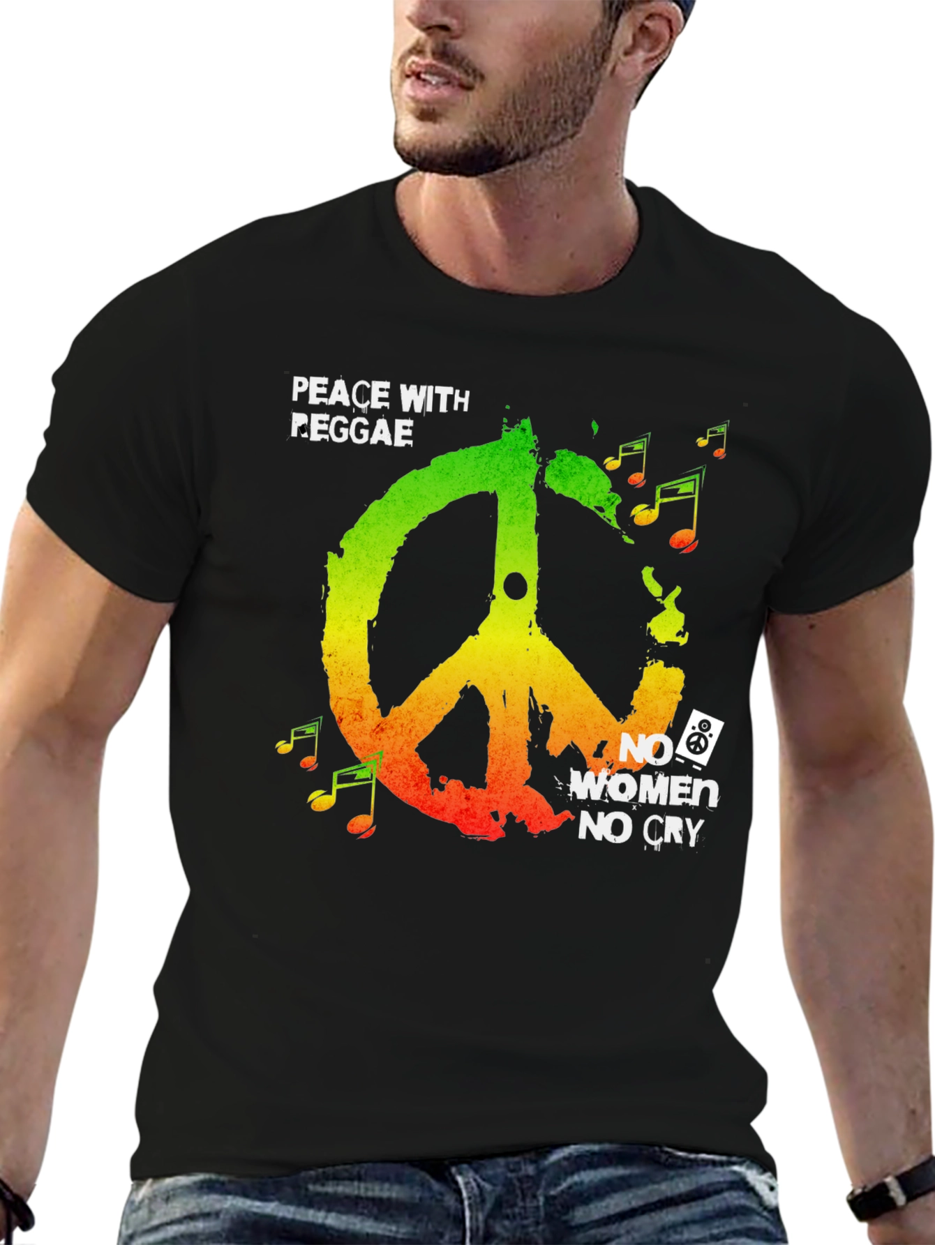 Peace with Reggae T-Shirt - No Women No Cry