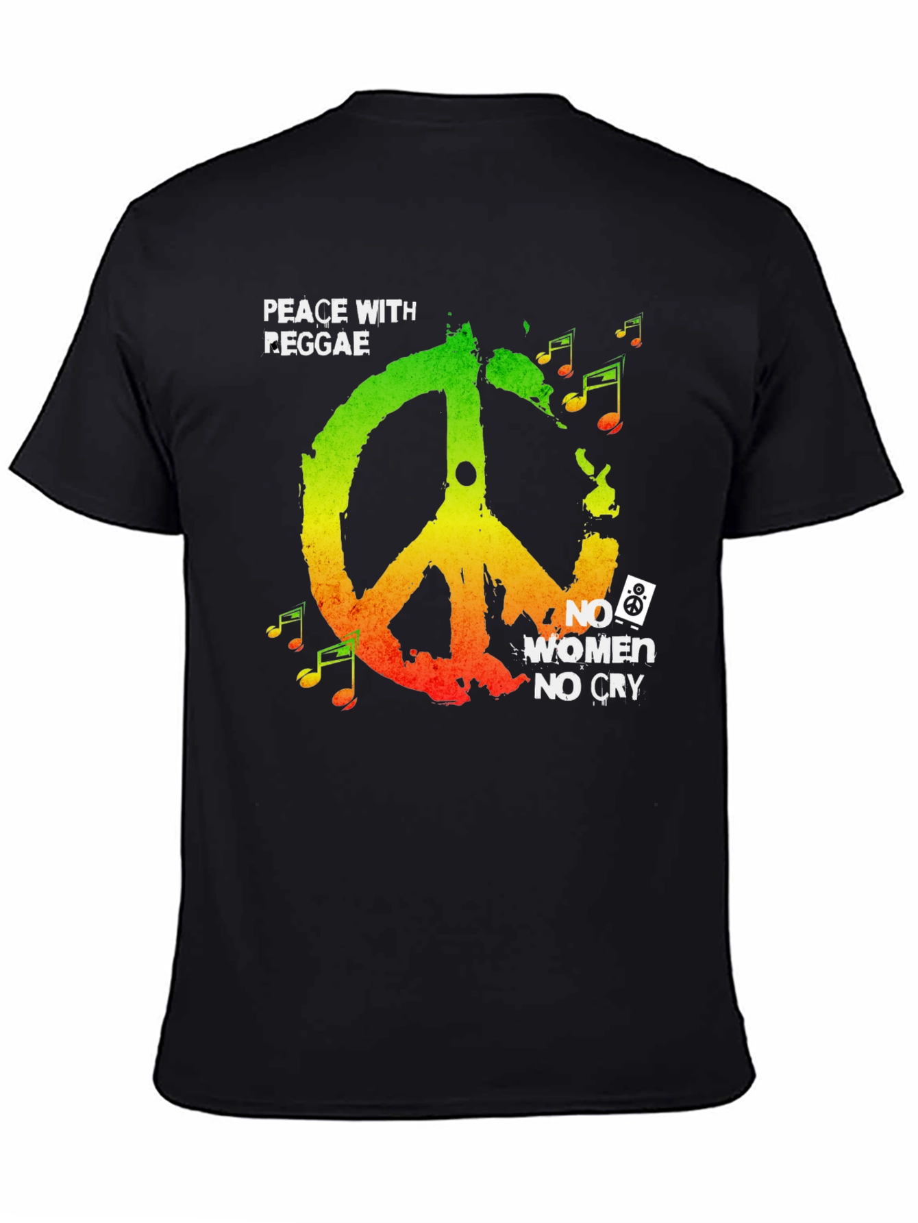 Peace with Reggae T-Shirt - No Women No Cry