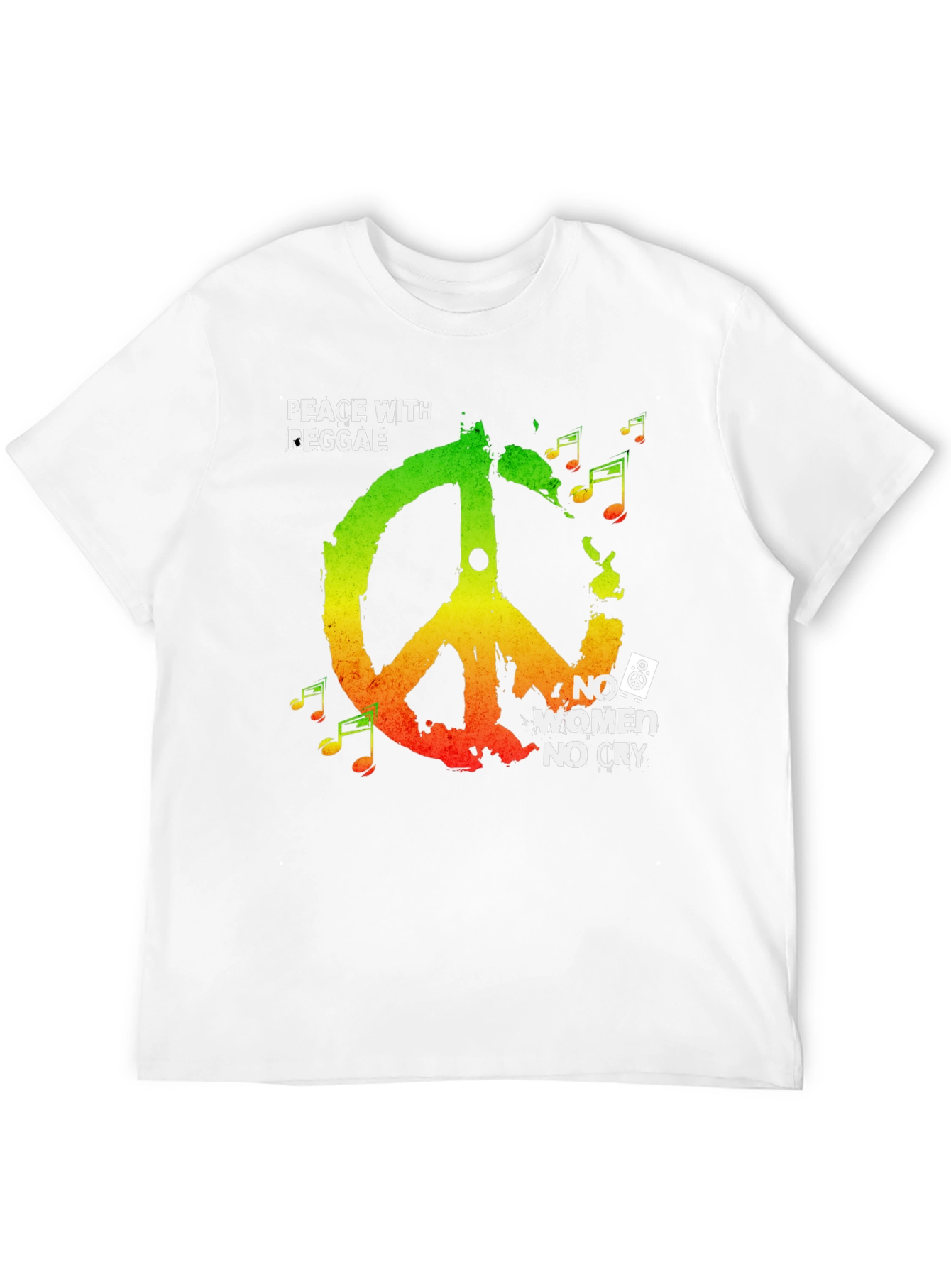Peace with Reggae T-Shirt - No Women No Cry