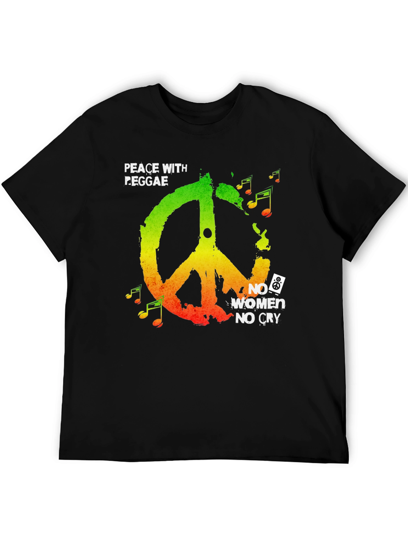 Peace with Reggae T-Shirt - No Women No Cry