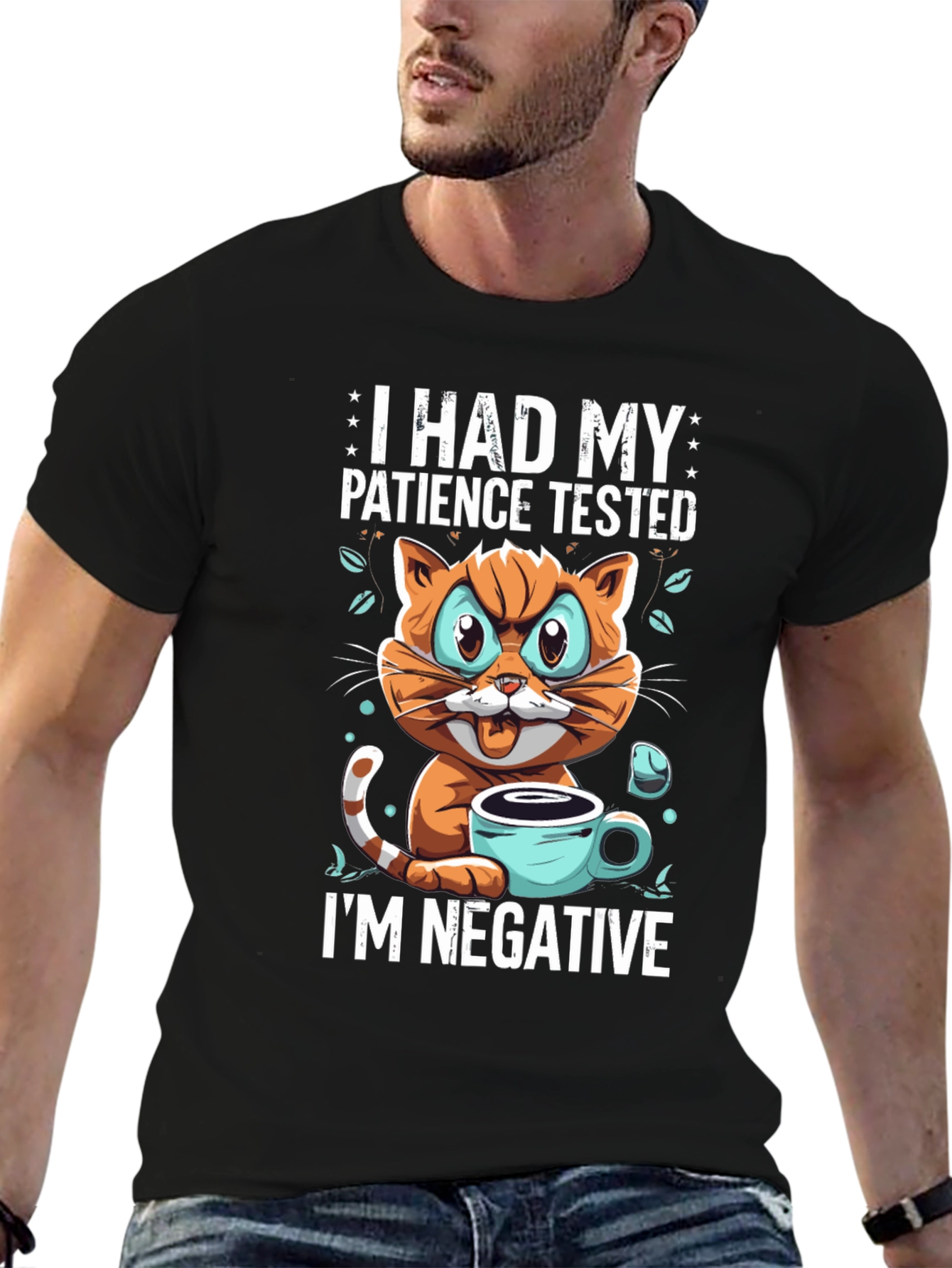I Had My Patience Tested - Funny Cat T-Shirt