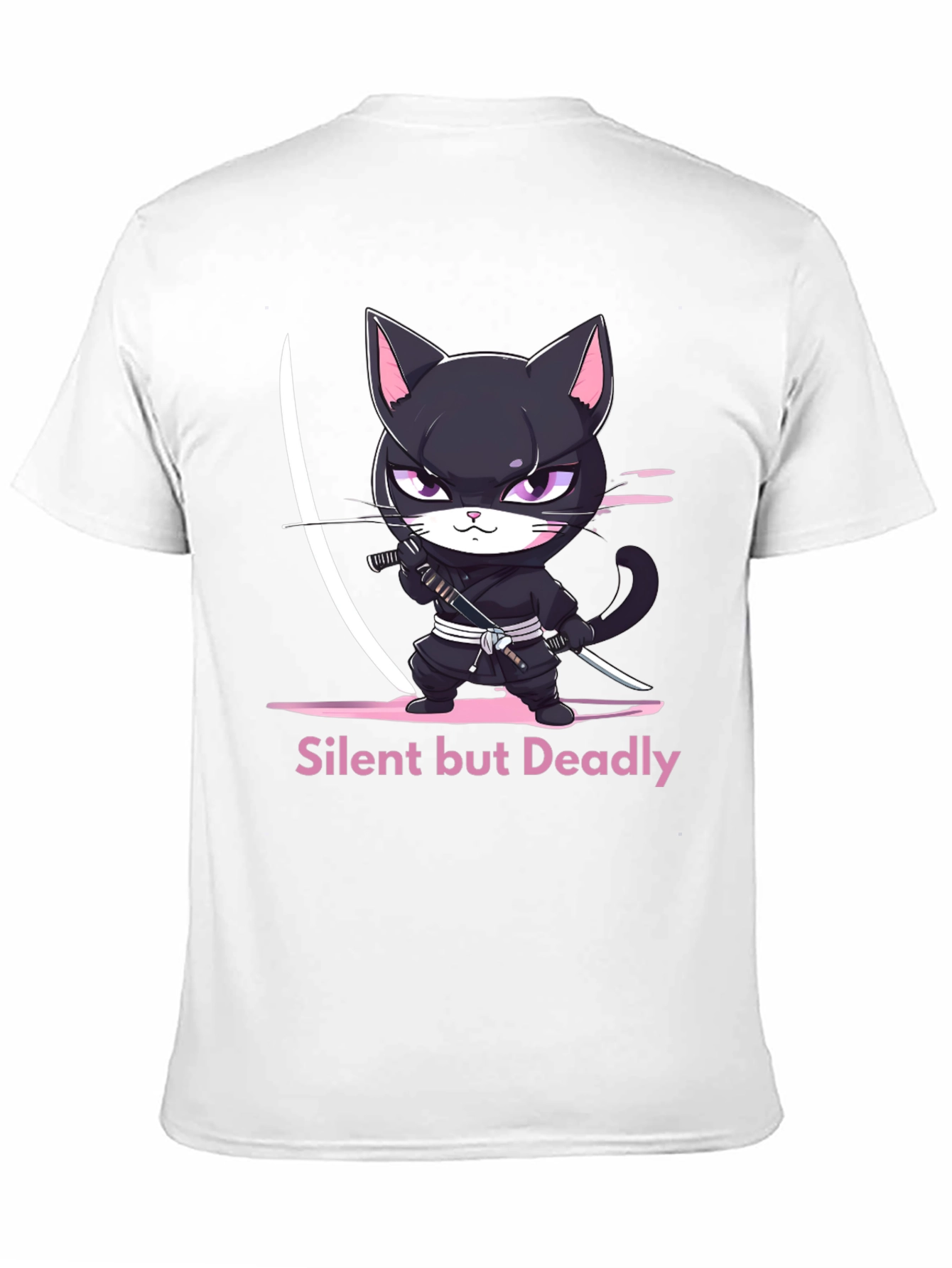 Ninja Cat T-Shirt - Silent But Deadly