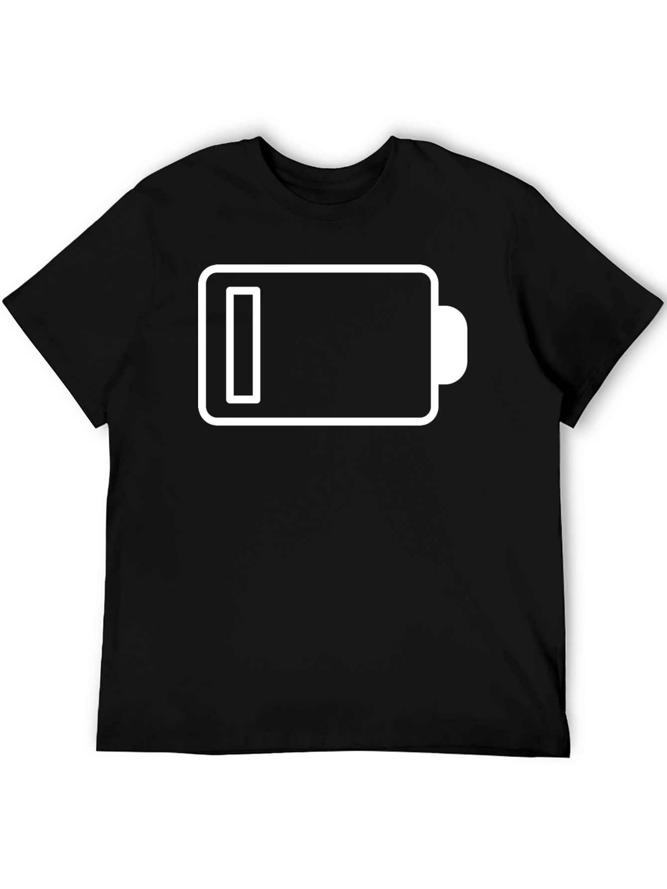 Low Battery Graphic Tee - Mens Black T-Shirt
