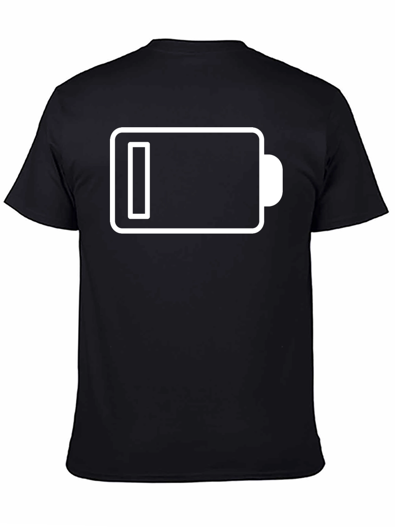 Low Battery Graphic Tee - Mens Black T-Shirt