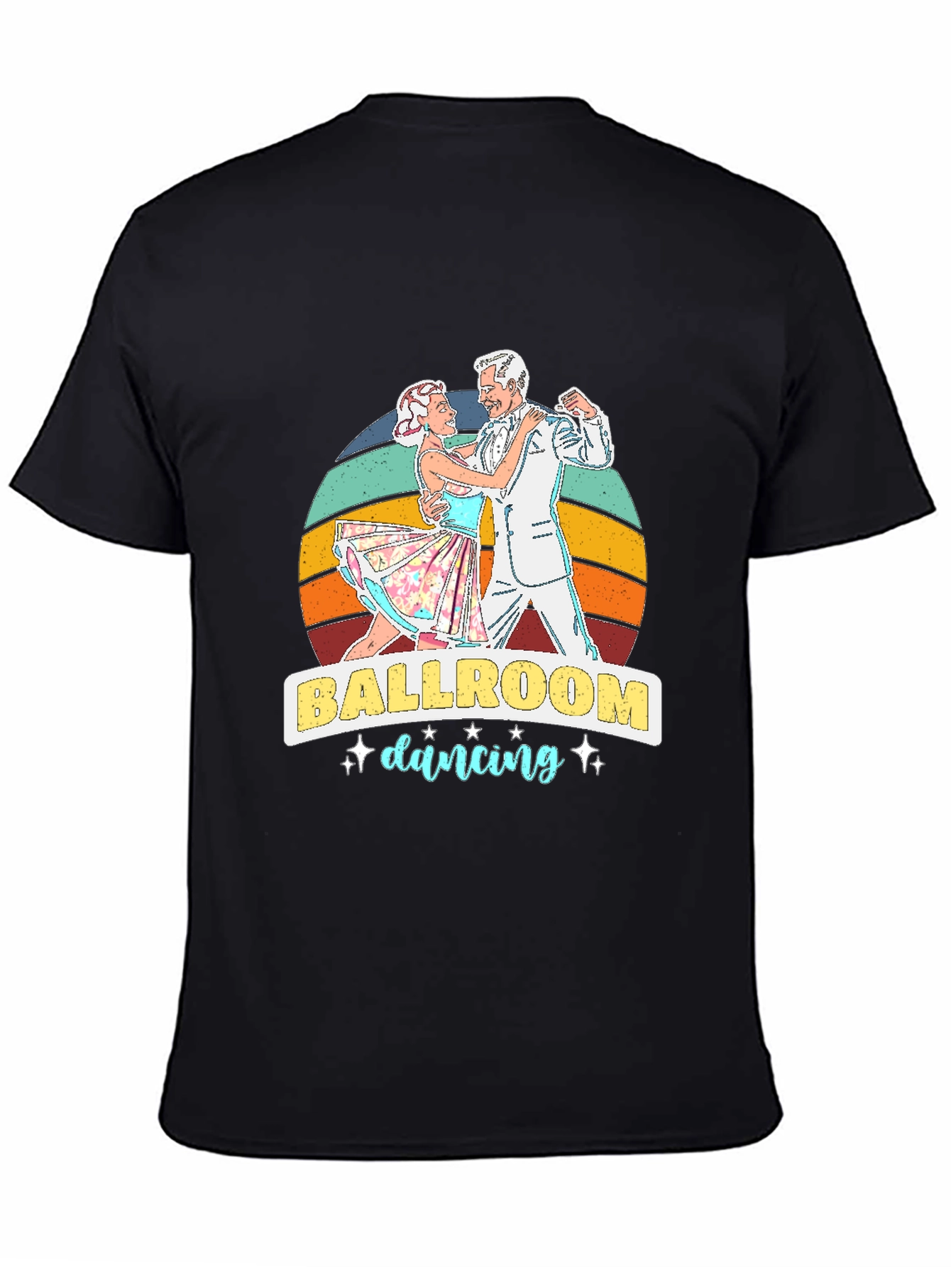 Ballroom Dancing Graphic Tee - Retro Style