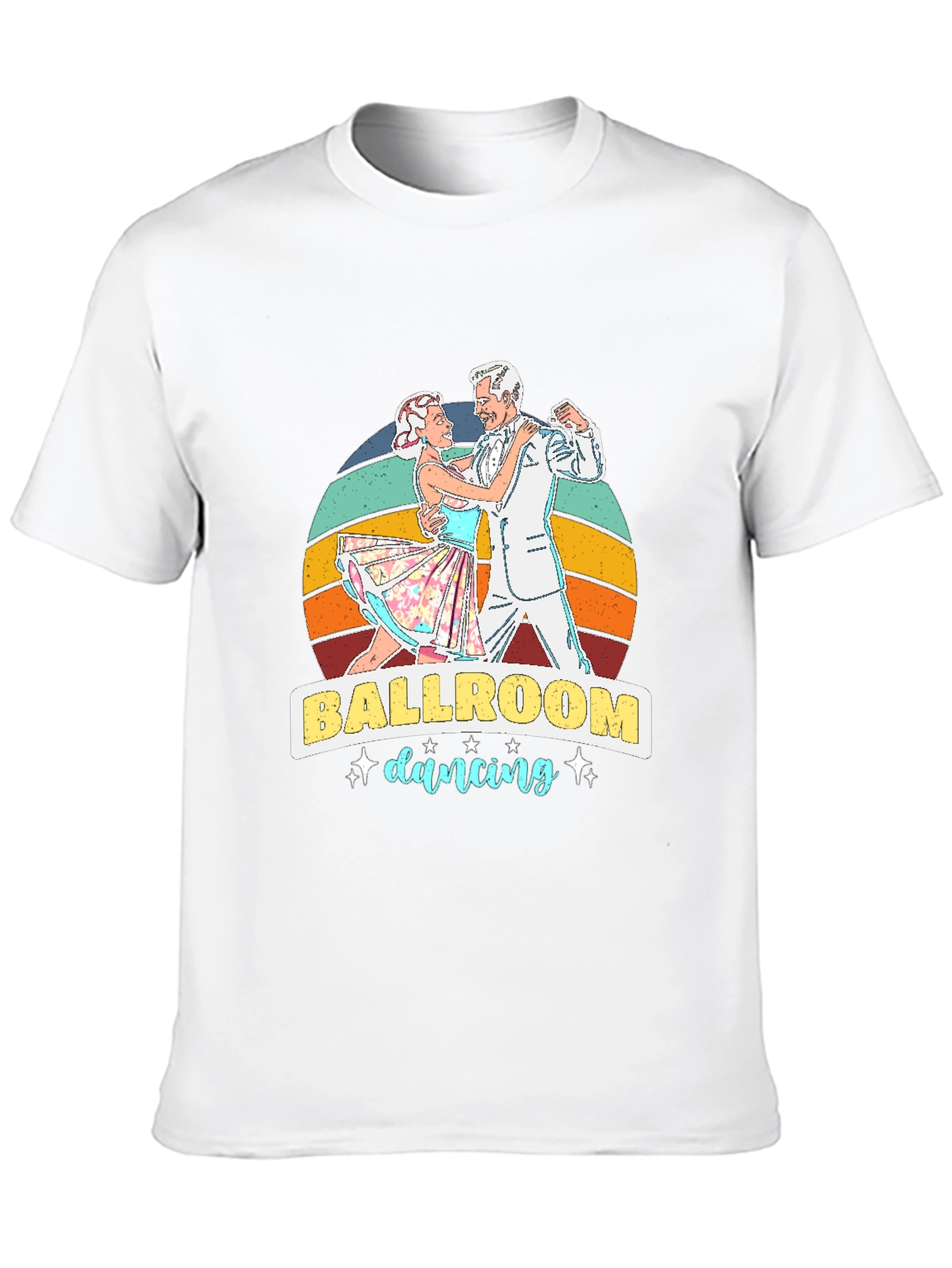Ballroom Dancing Graphic Tee - Retro Style