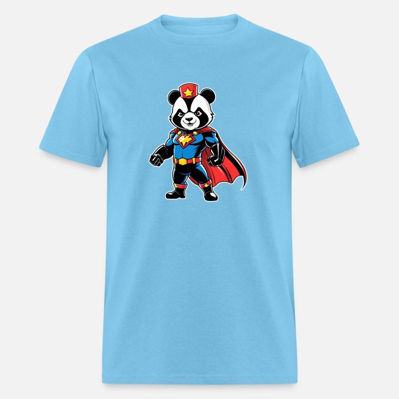 nice cute panda little superhero animal 3