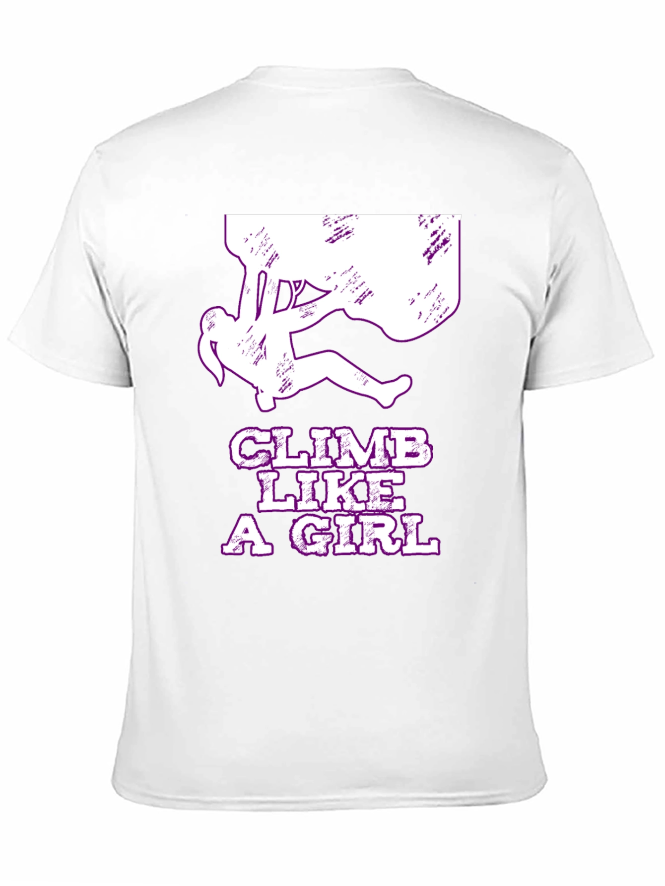 Climb Like A Girl Black T-Shirt