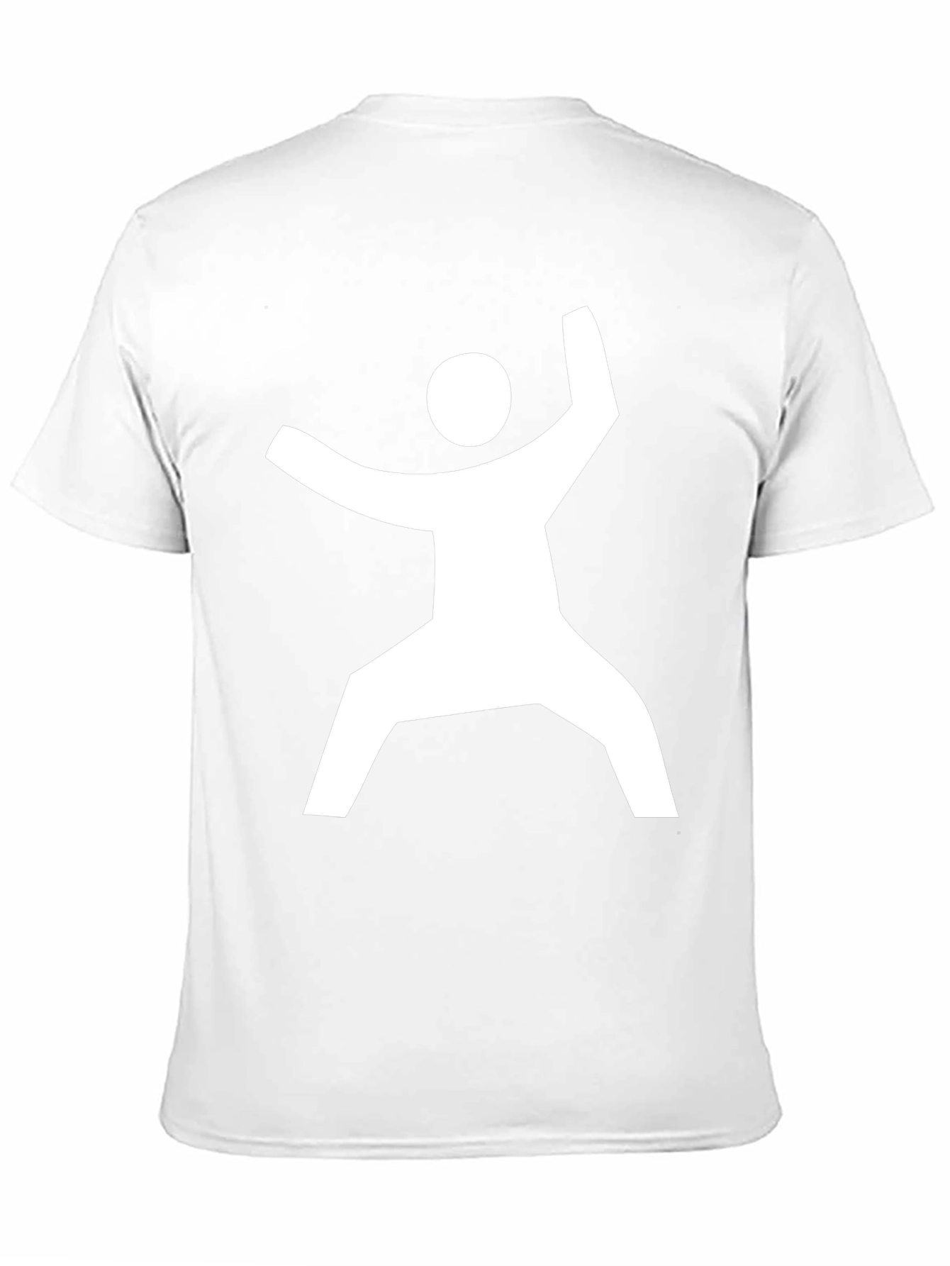 Modern Graphic Tee - Geometric Man Design