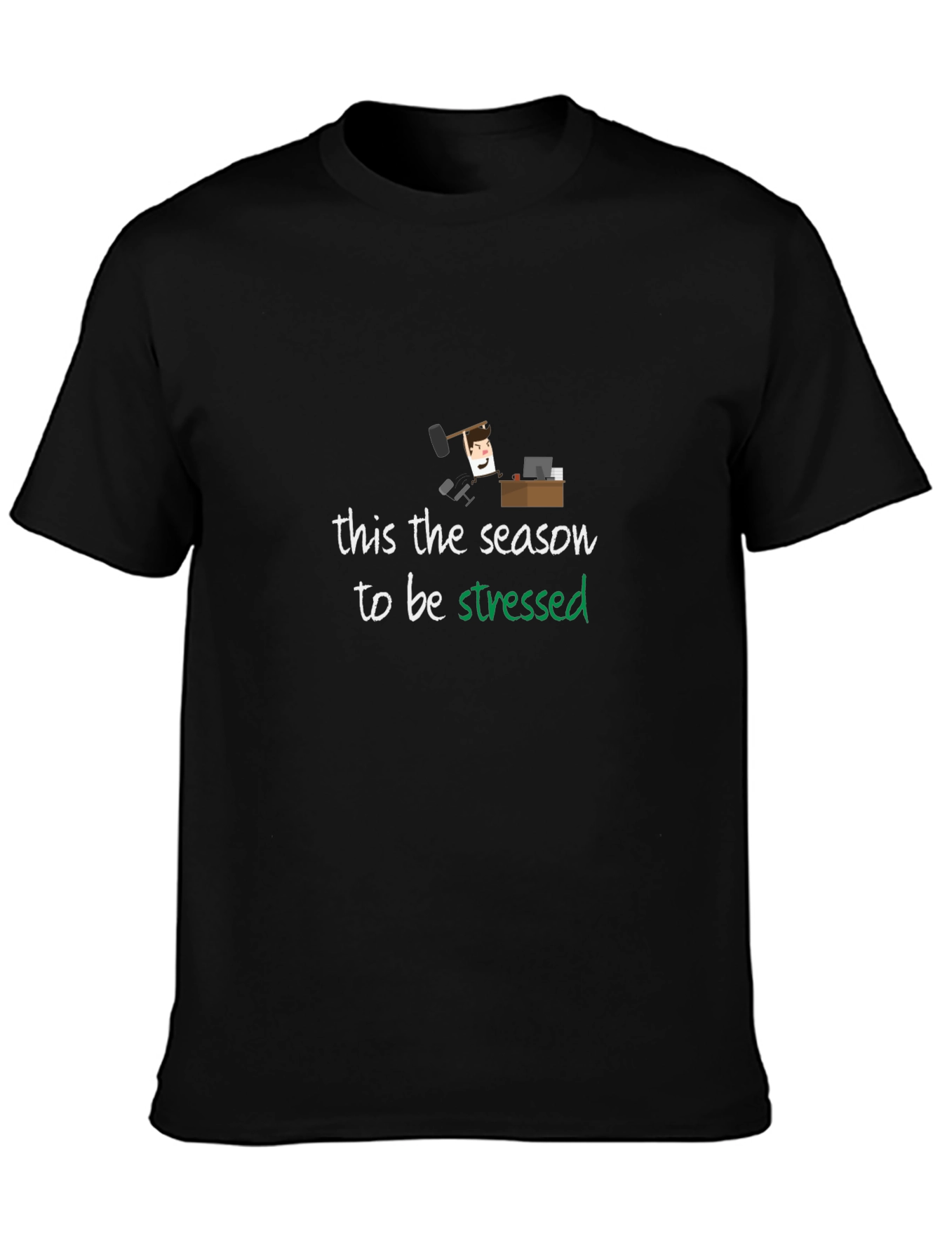 Stress Season T-Shirt - Funny Holiday Tee