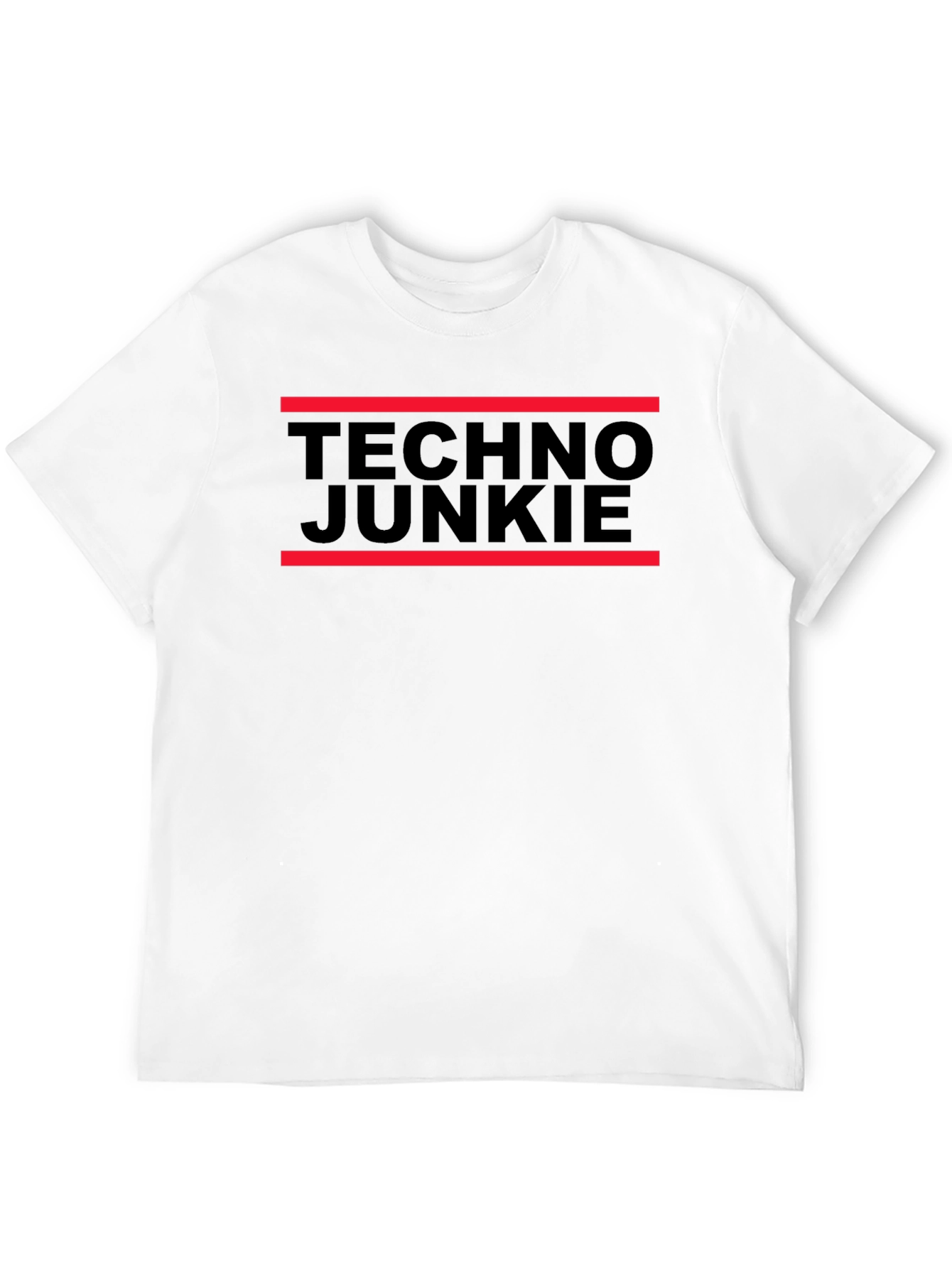 Techno Junkie Graphic Tee - Black