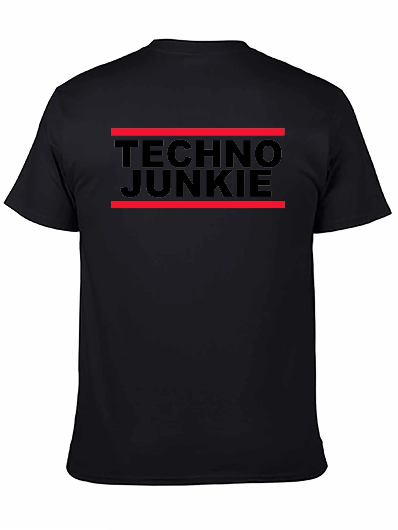 Techno Junkie Graphic Tee - Black