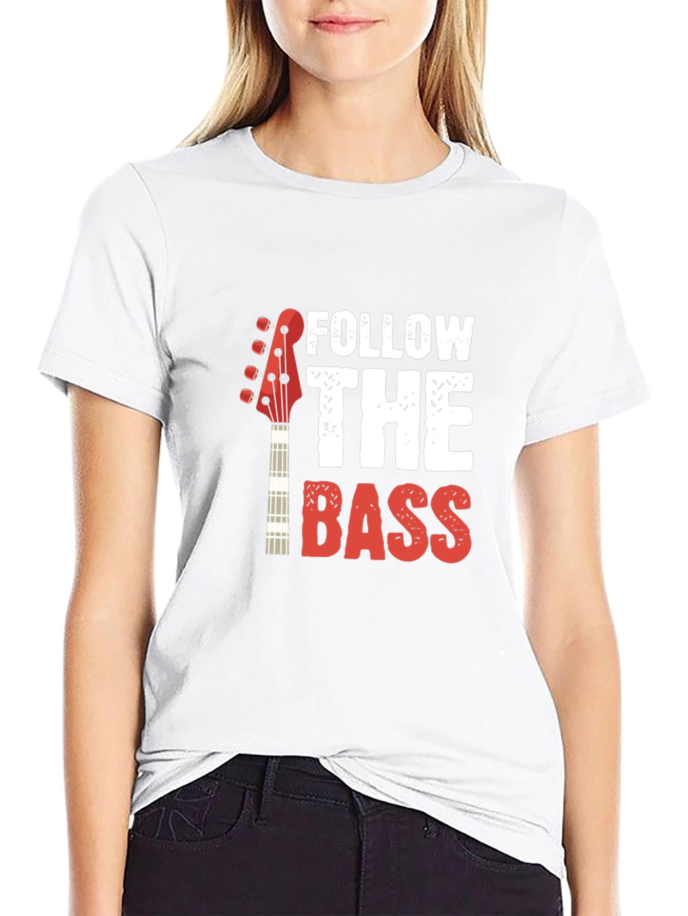 Follow the Bass Graphic T-Shirt - Black