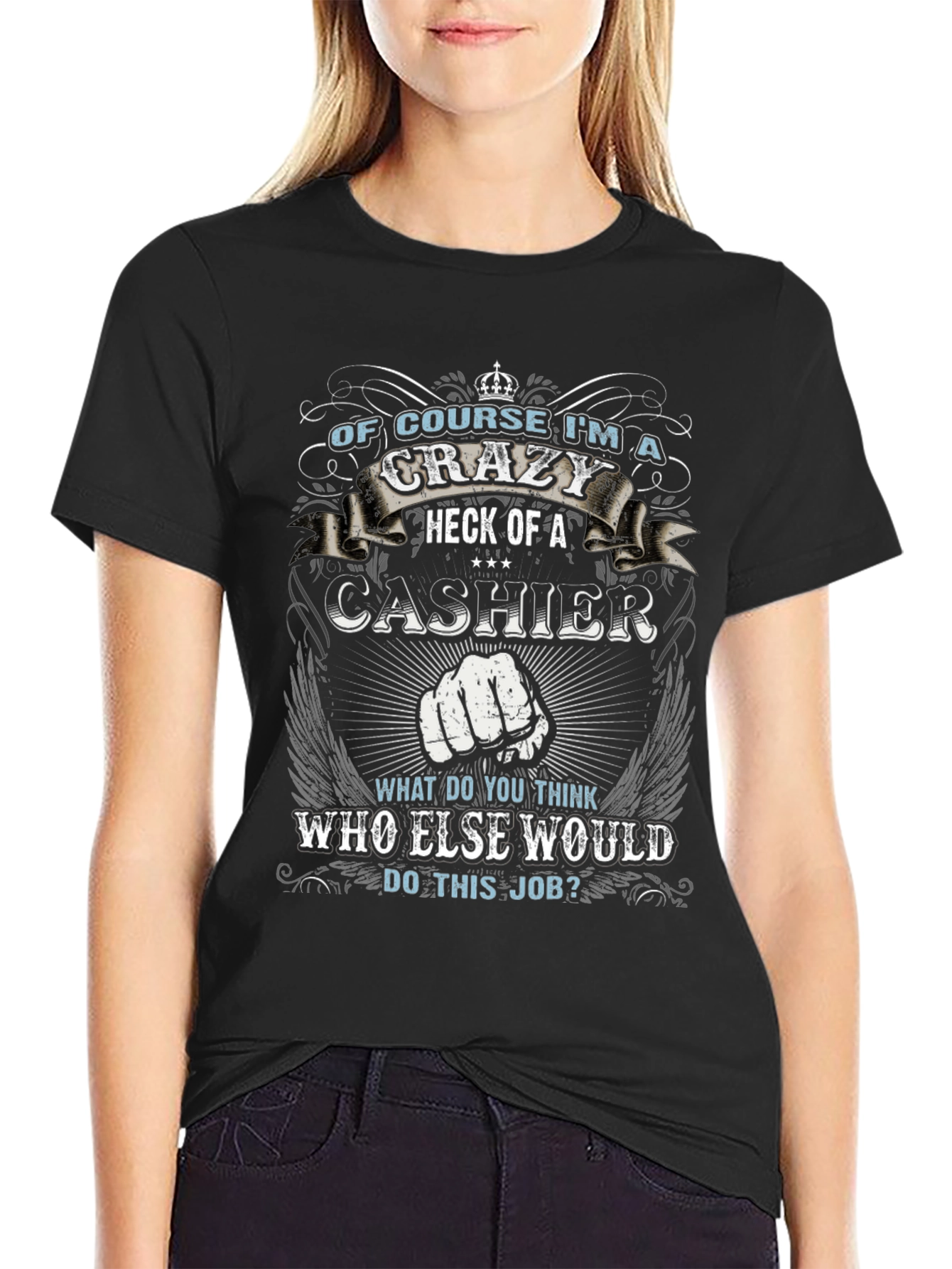 Crazy Cashier Graphic Tee