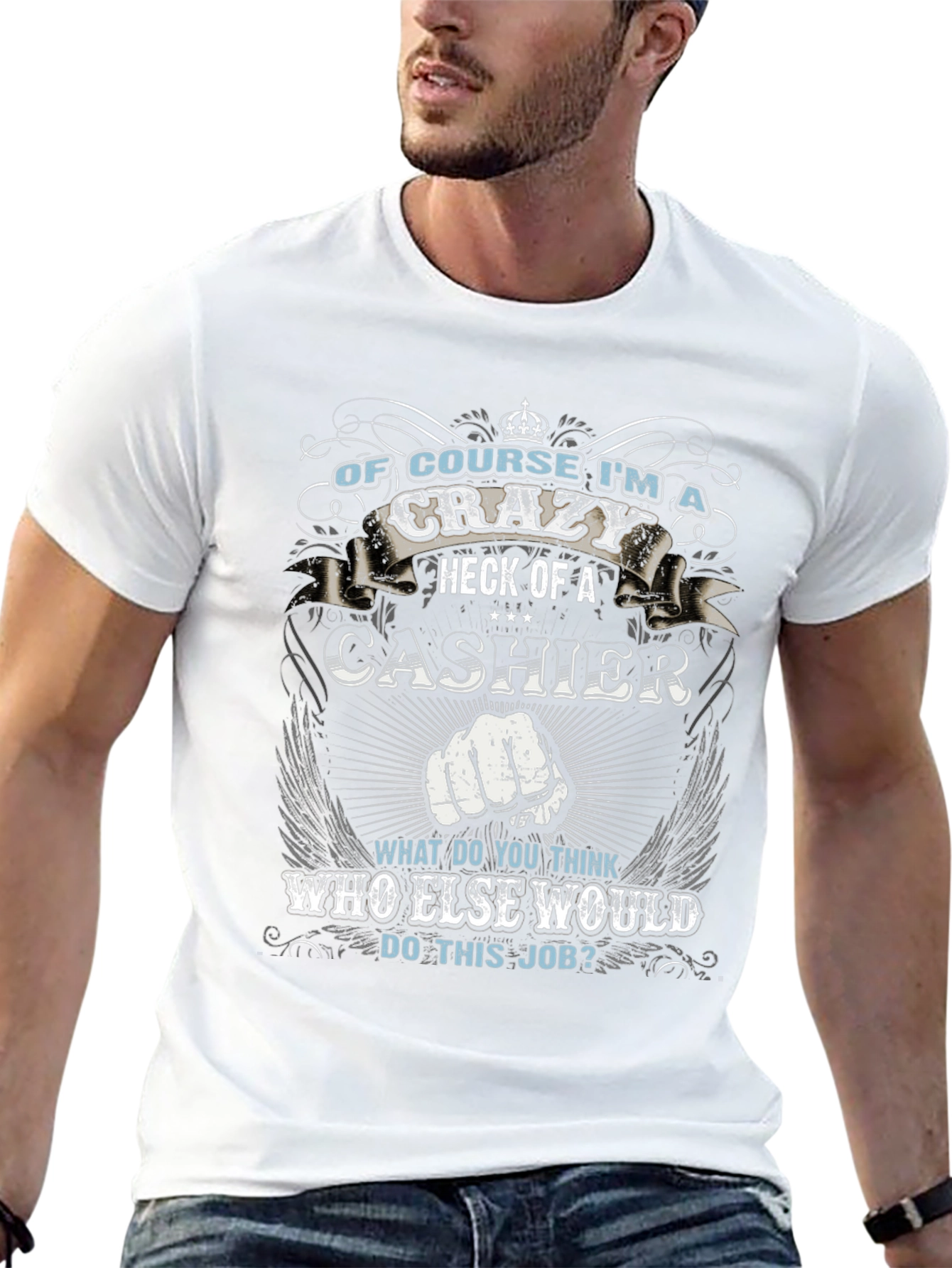 Crazy Cashier Graphic Tee