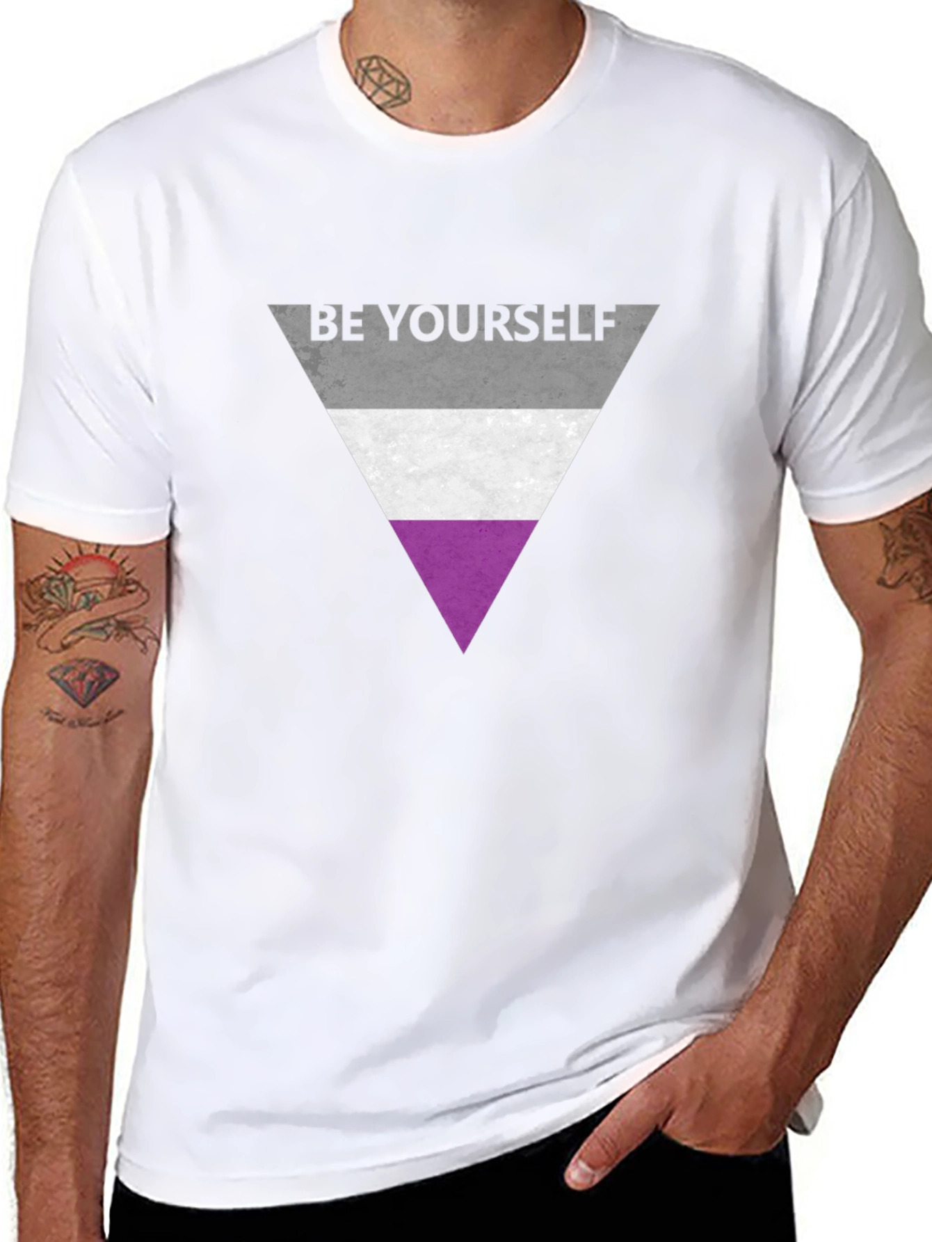 Be Yourself Asexual Pride T-Shirt