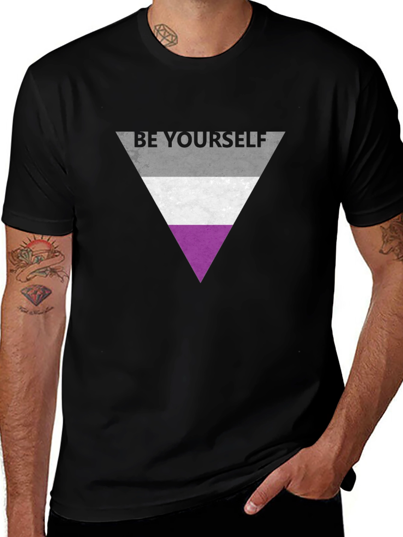 Be Yourself Asexual Pride T-Shirt