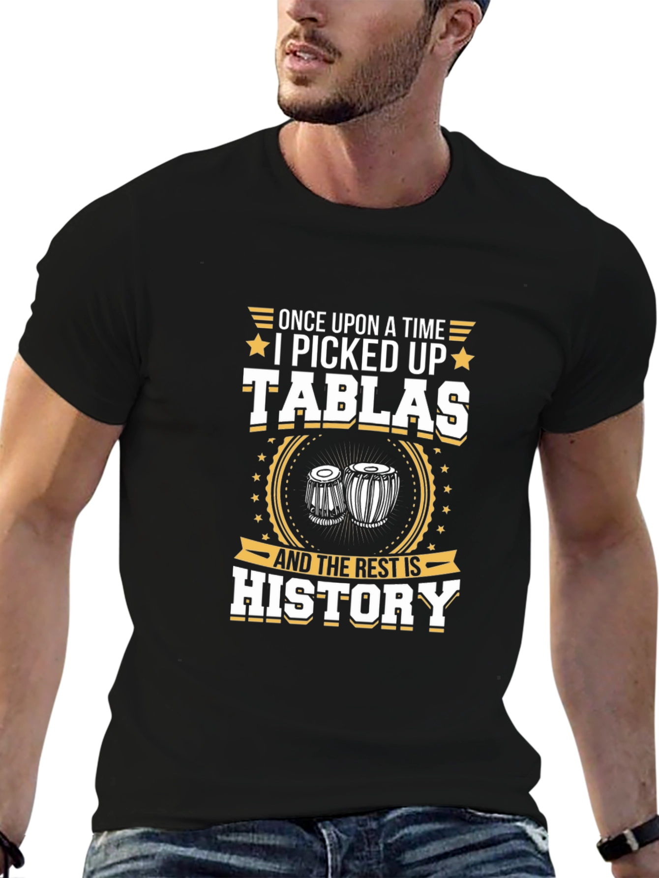 Funny Tablas Player T-Shirt - Musician Gift
