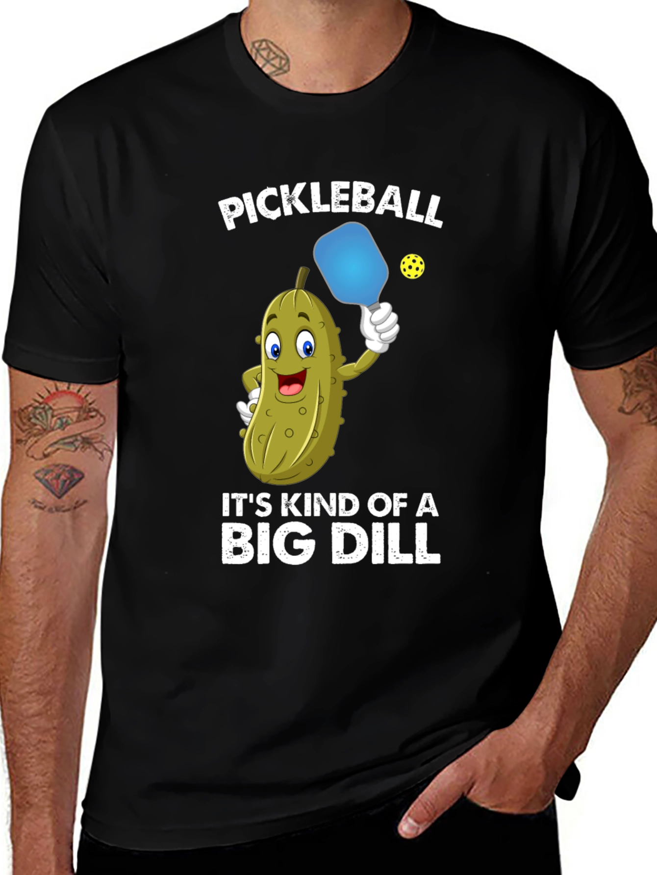 Pickleball Funny T-Shirt Big Dill