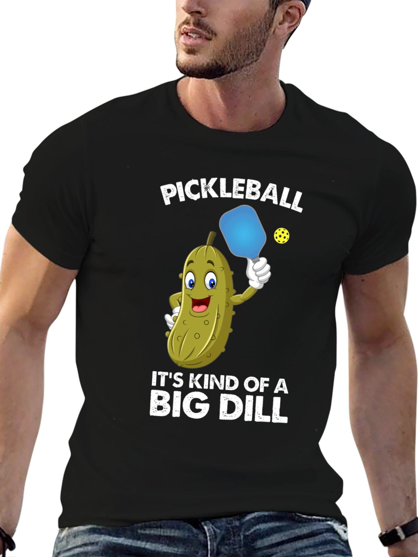 Pickleball Funny T-Shirt Big Dill