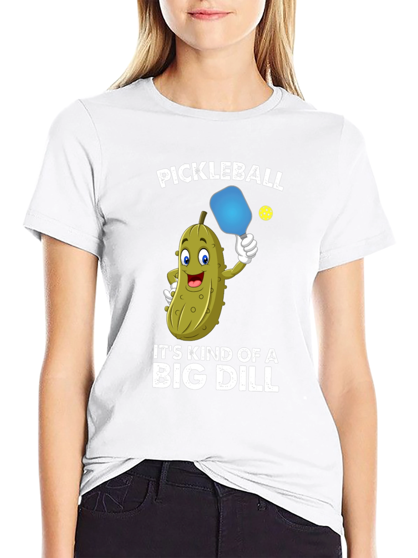 Pickleball Funny T-Shirt Big Dill