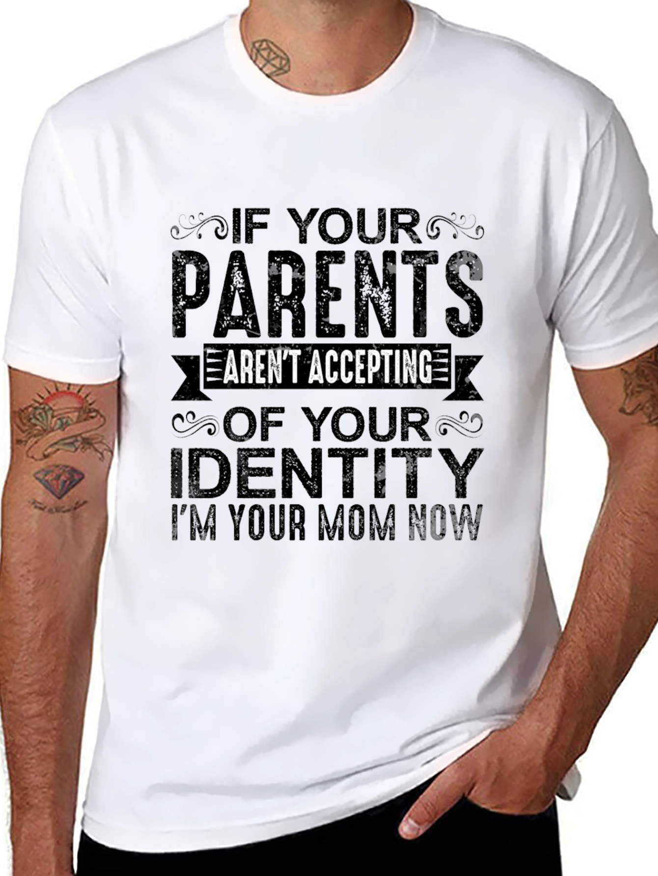 Accepting Mom Graphic Tee