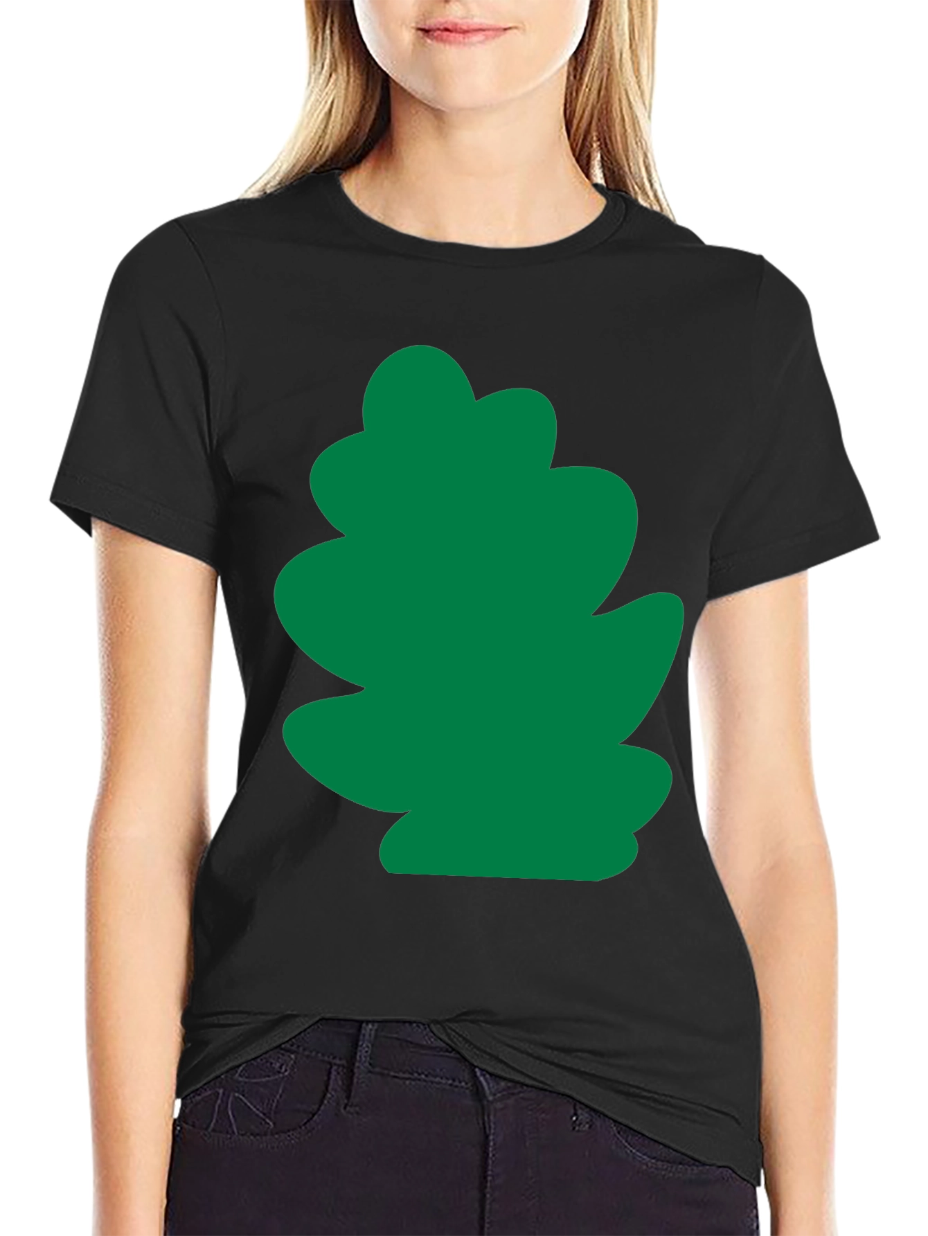 Green Leaf Graphic Tee - Casual Comfort