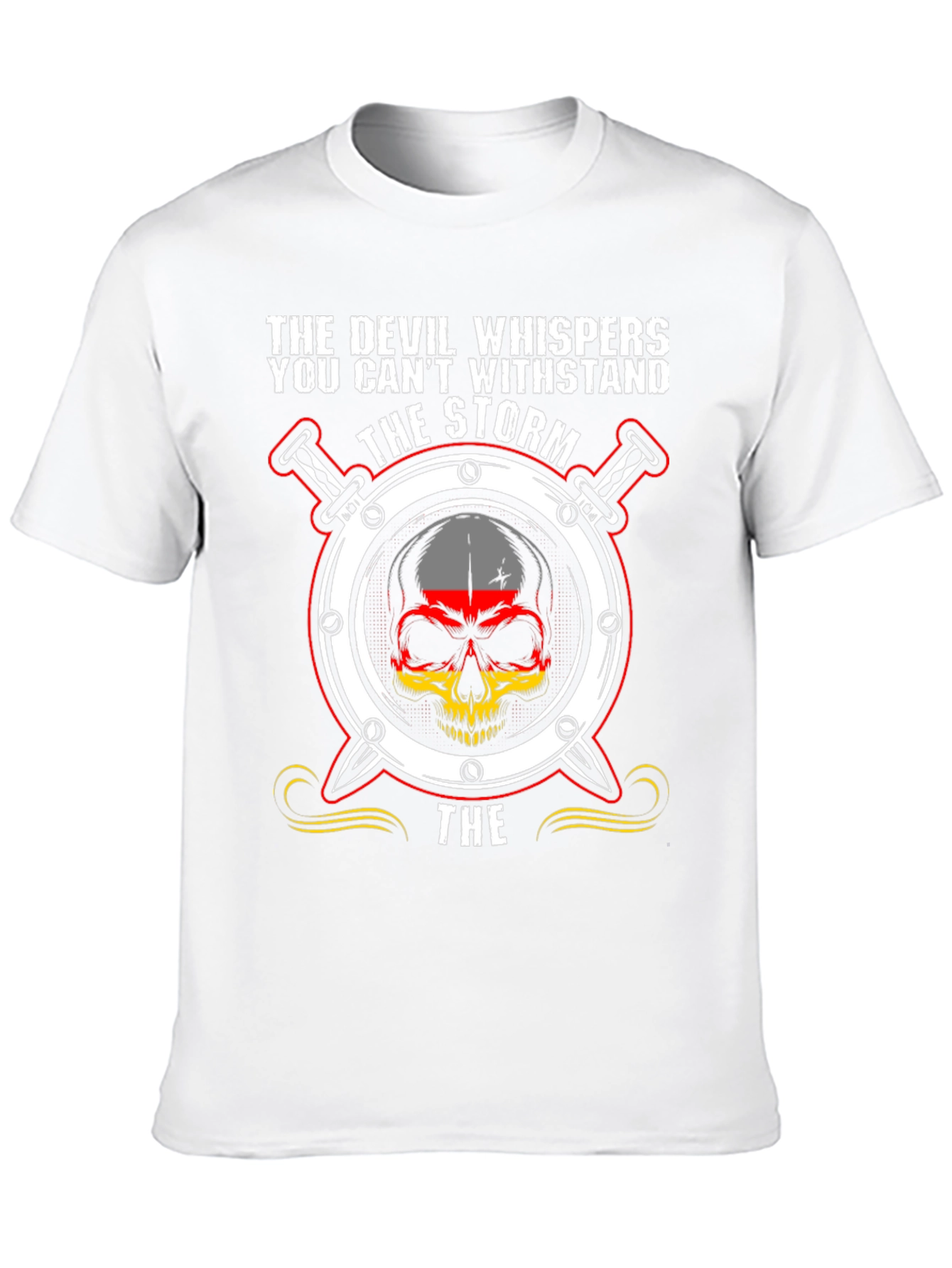 Mens The Devil Whispers Graphic Tee