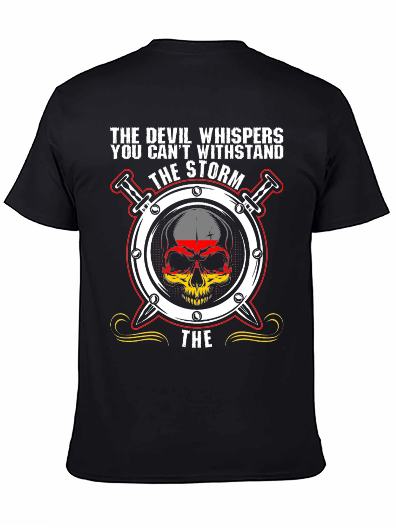 Mens The Devil Whispers Graphic Tee