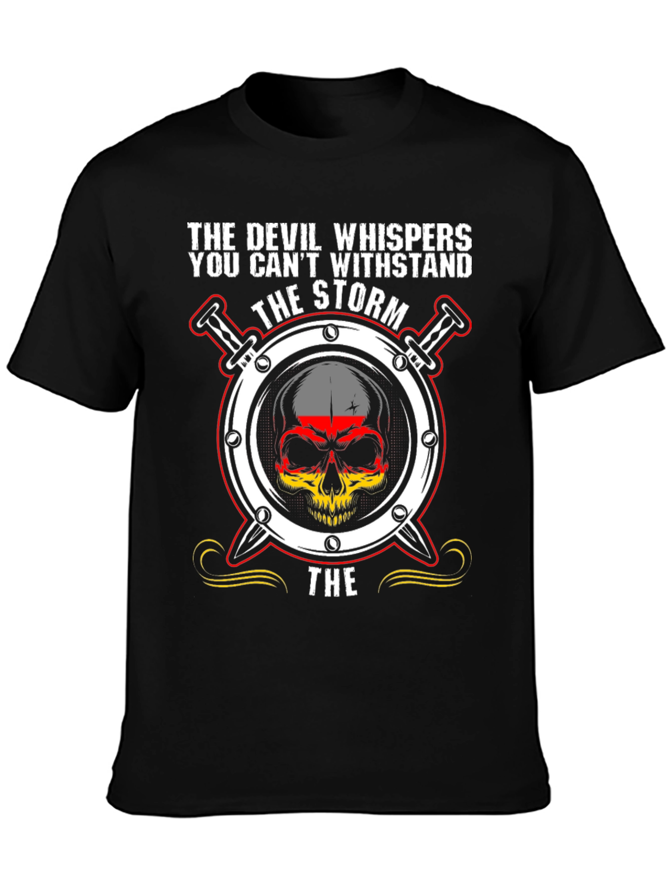Mens The Devil Whispers Graphic Tee