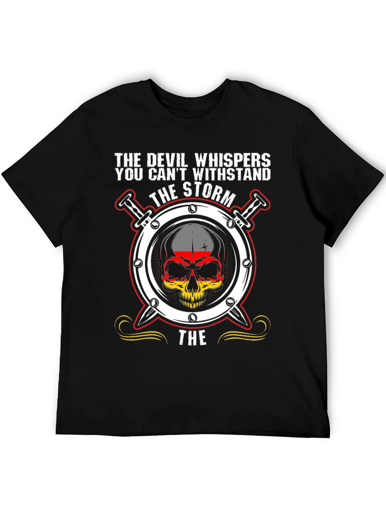 Mens The Devil Whispers Graphic Tee