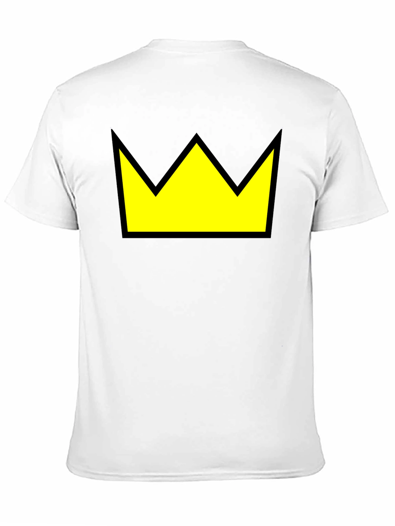 Crown Graphic Tee - Black Cotton Blend