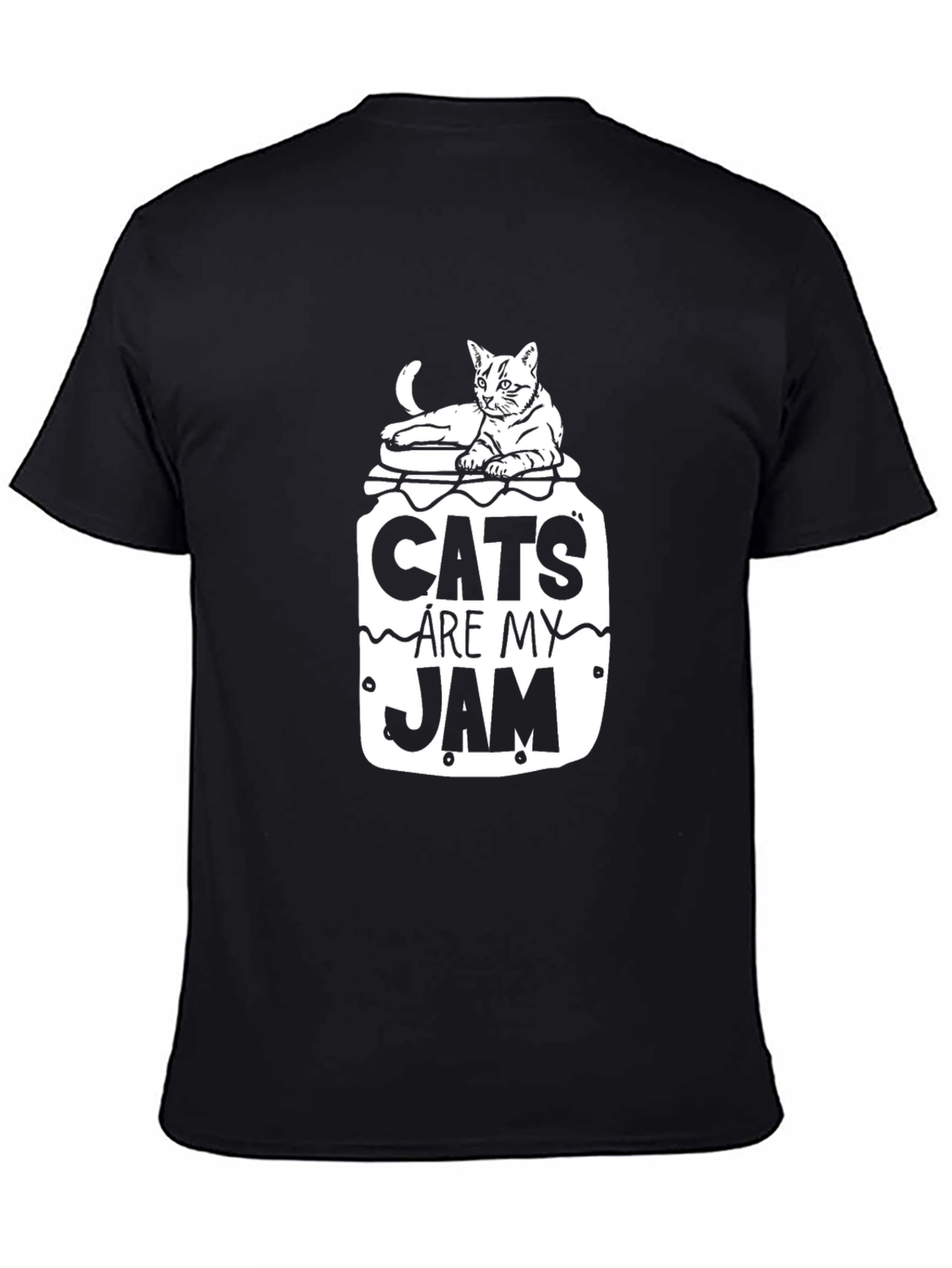 Cats Are My Jam T-Shirt Funny Cat Lover Tee