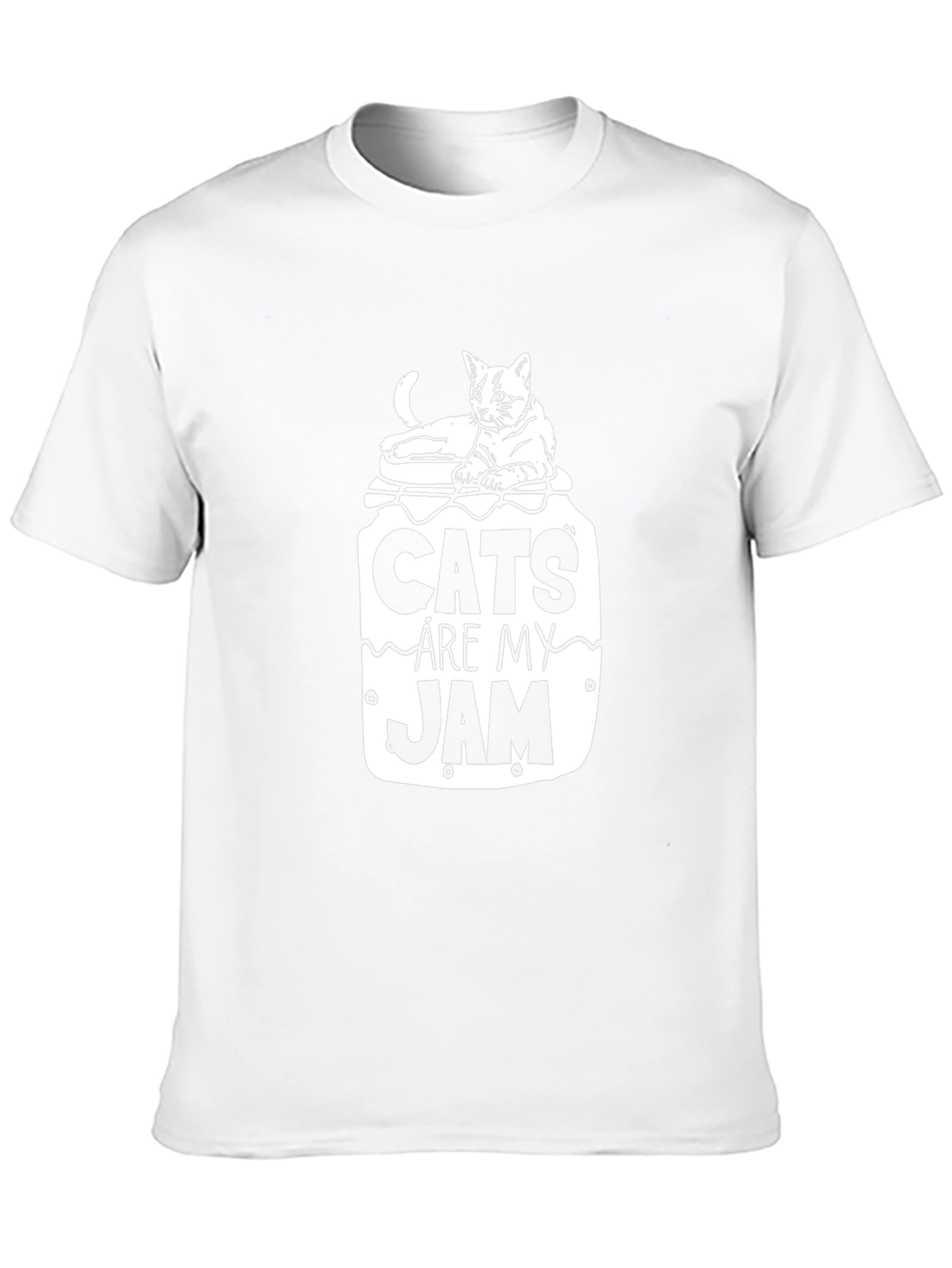 Cats Are My Jam T-Shirt Funny Cat Lover Tee