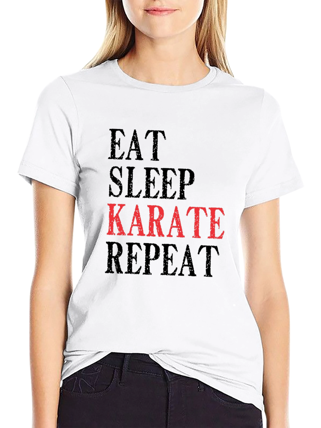 Eat Sleep Karate Repeat T-Shirt