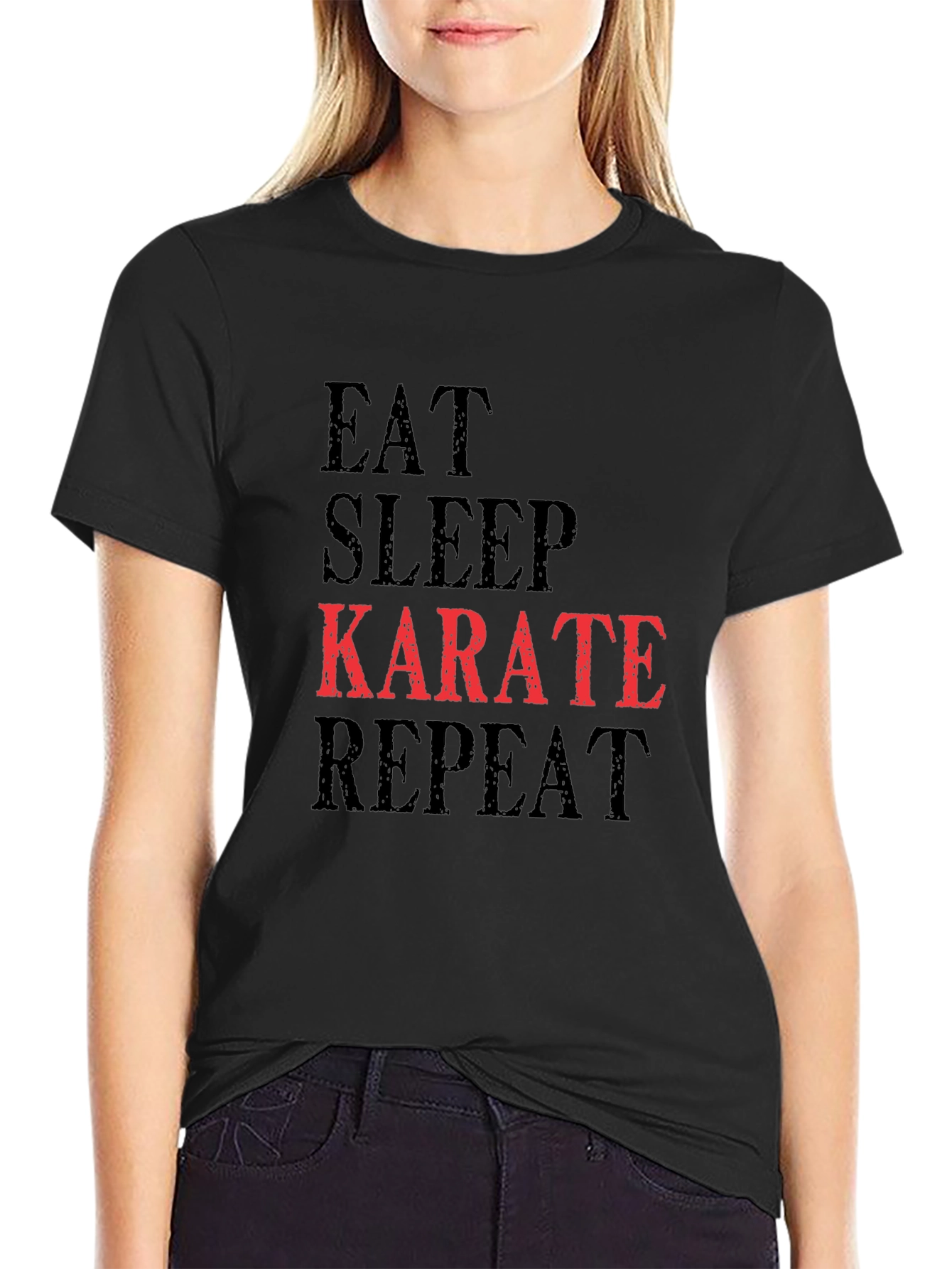 Eat Sleep Karate Repeat T-Shirt