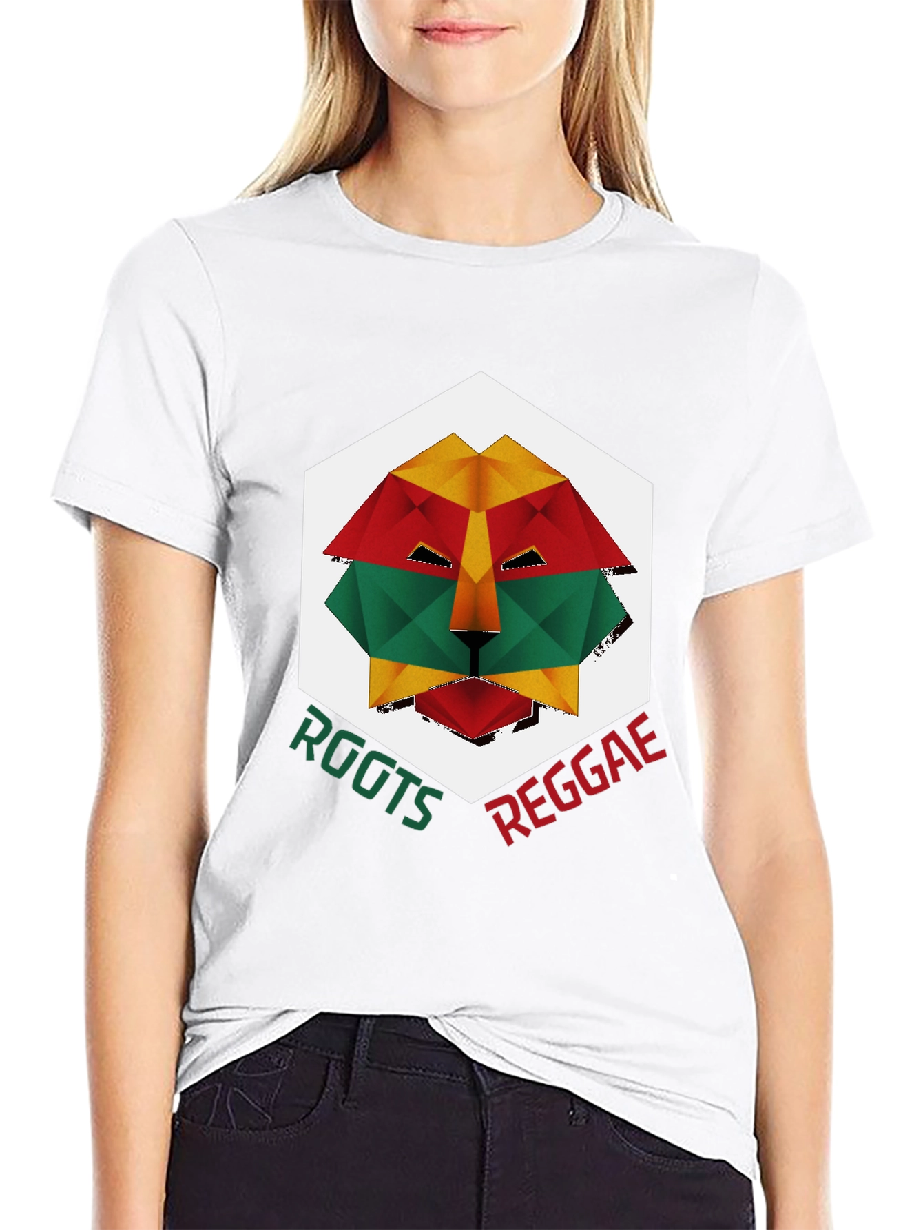Roots Reggae Lion Graphic T-Shirt
