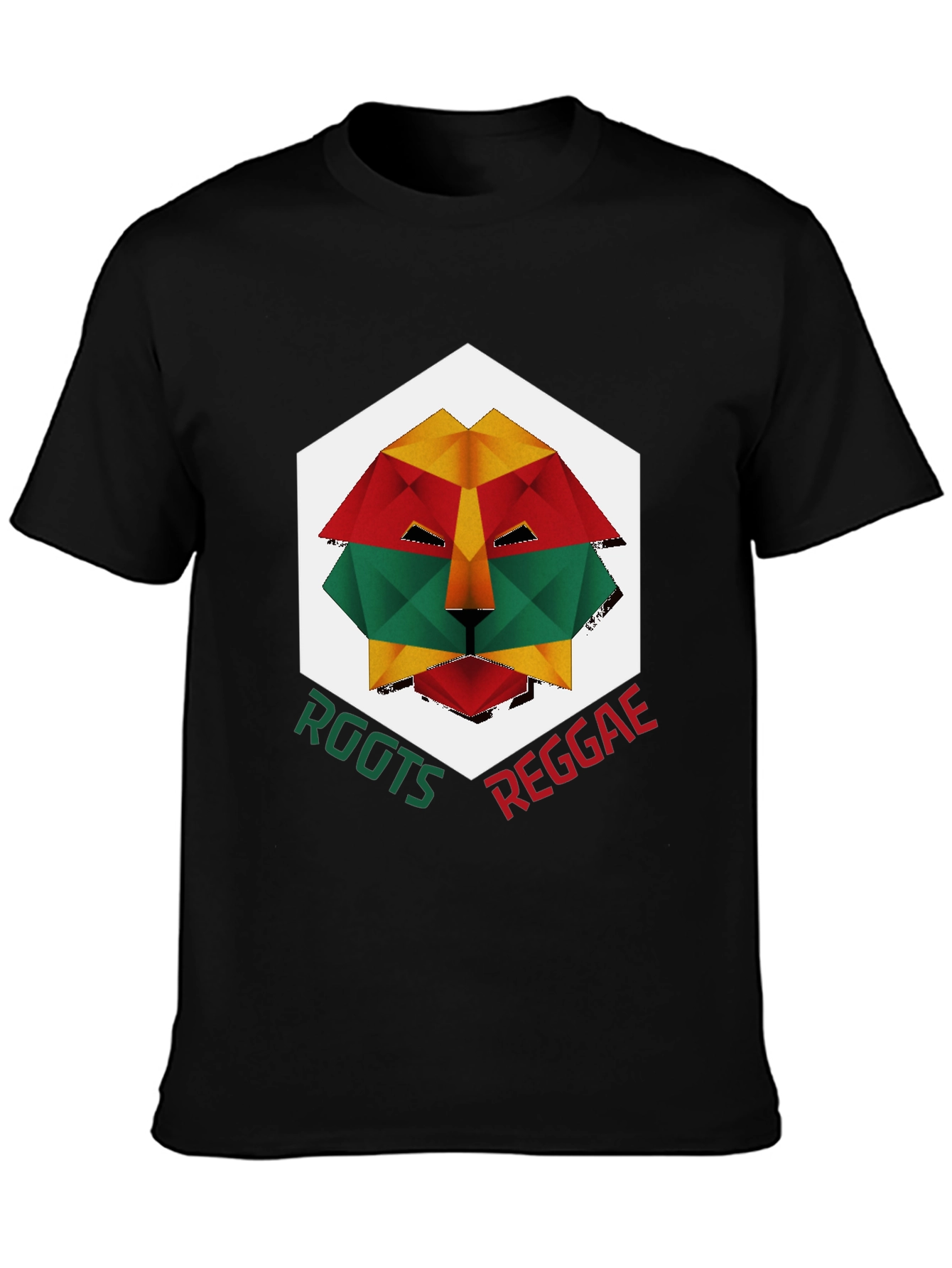 Roots Reggae Lion Graphic T-Shirt