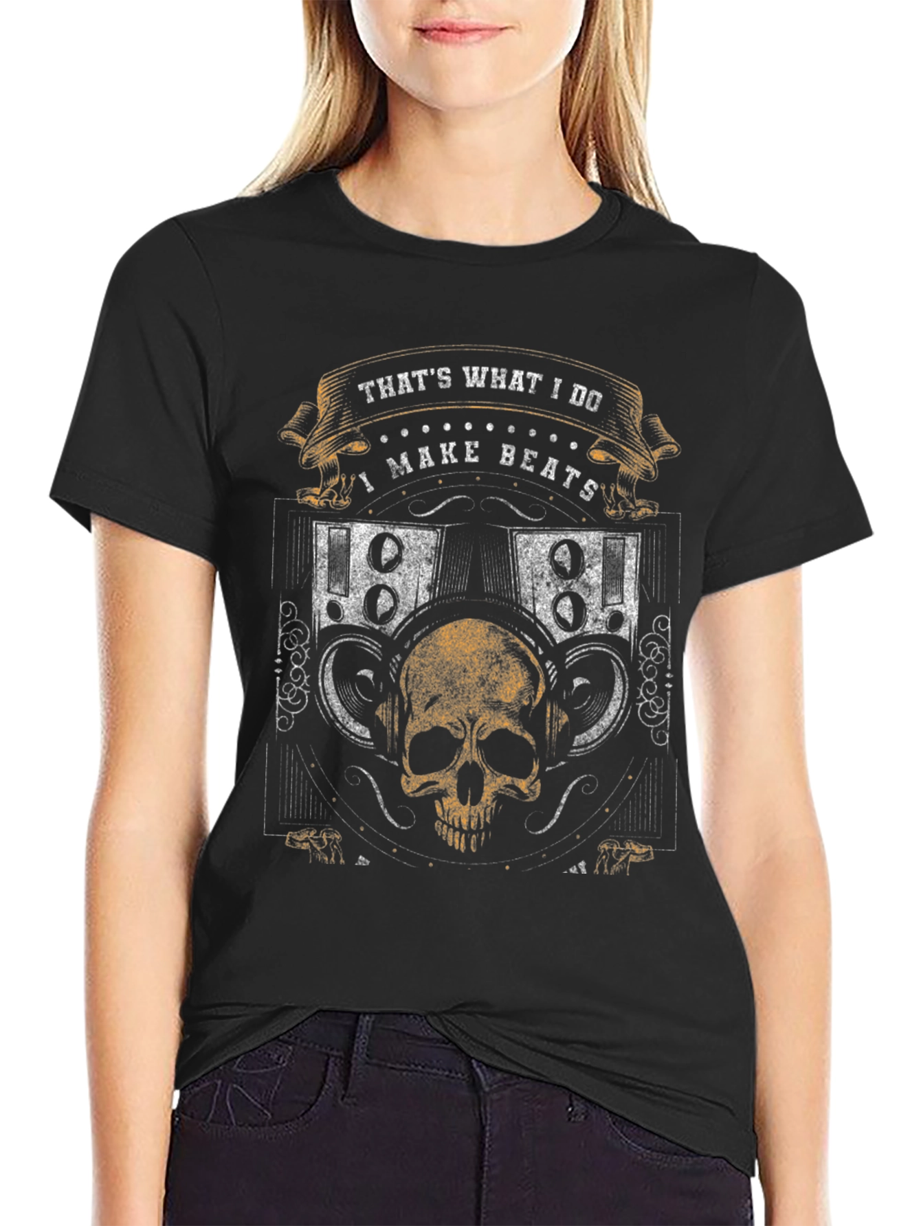 Thats What I Do I Make Beats Black T-Shirt