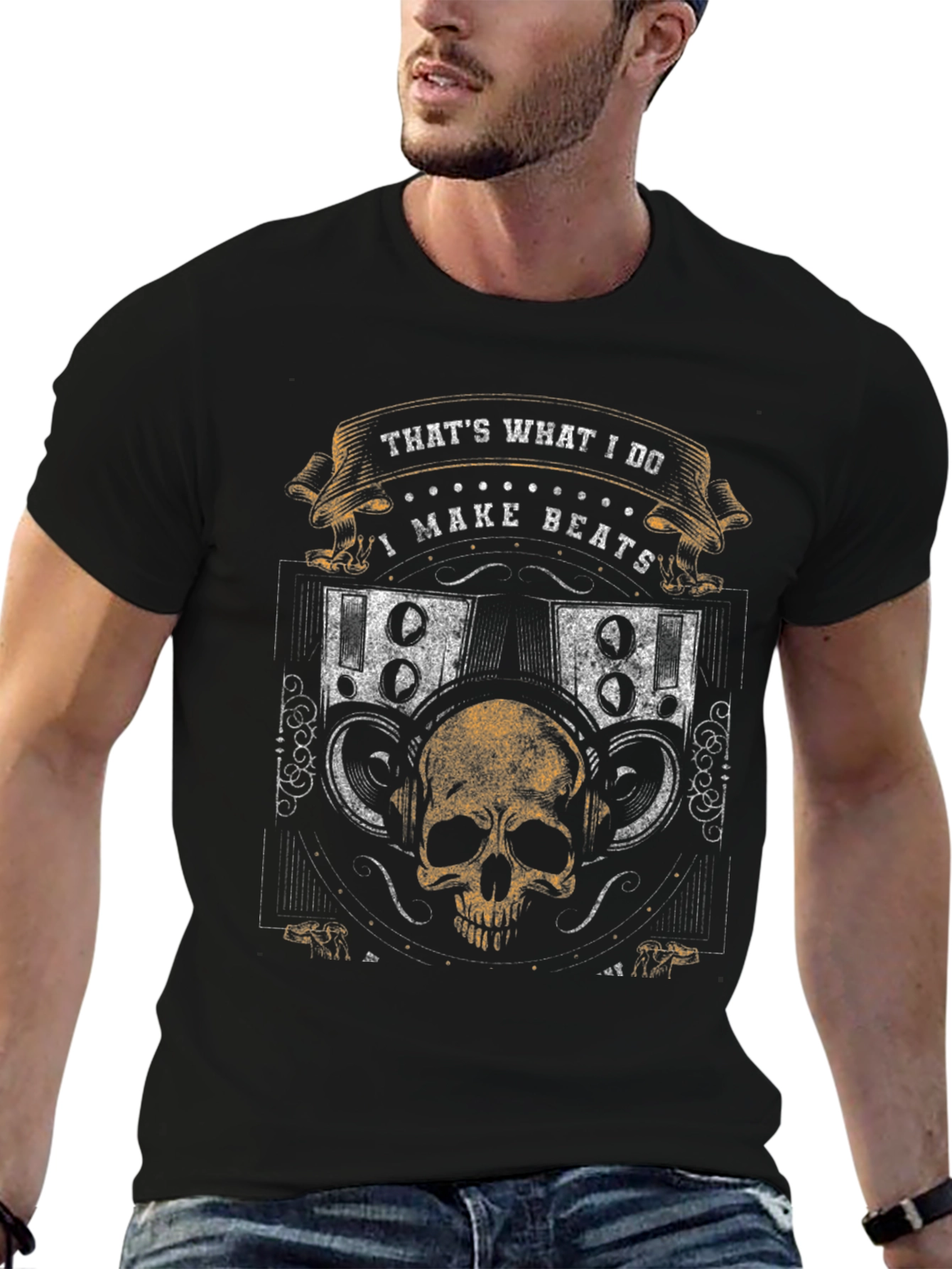 Thats What I Do I Make Beats Black T-Shirt