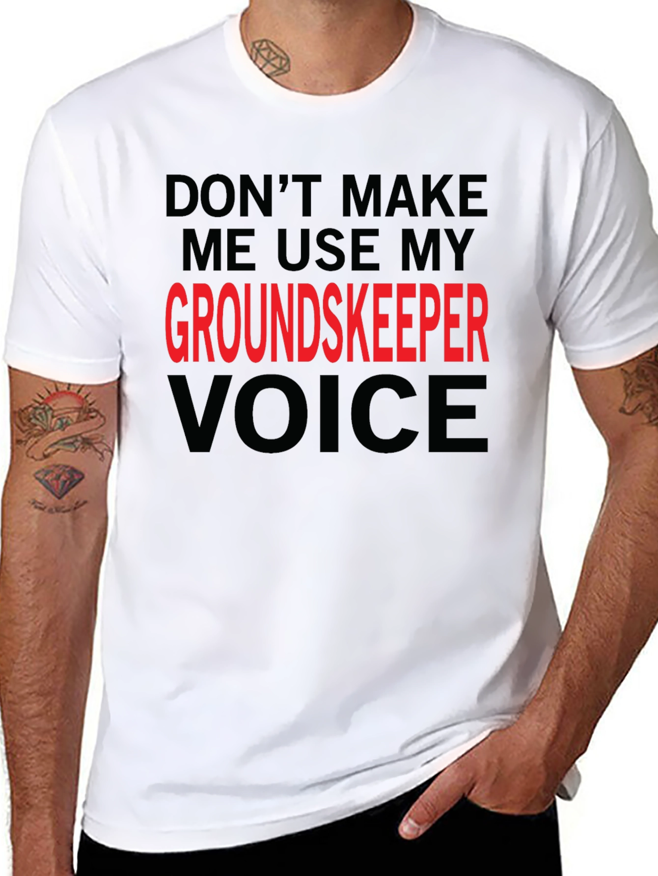 Groundskeeper Voice Graphic Tee - Black