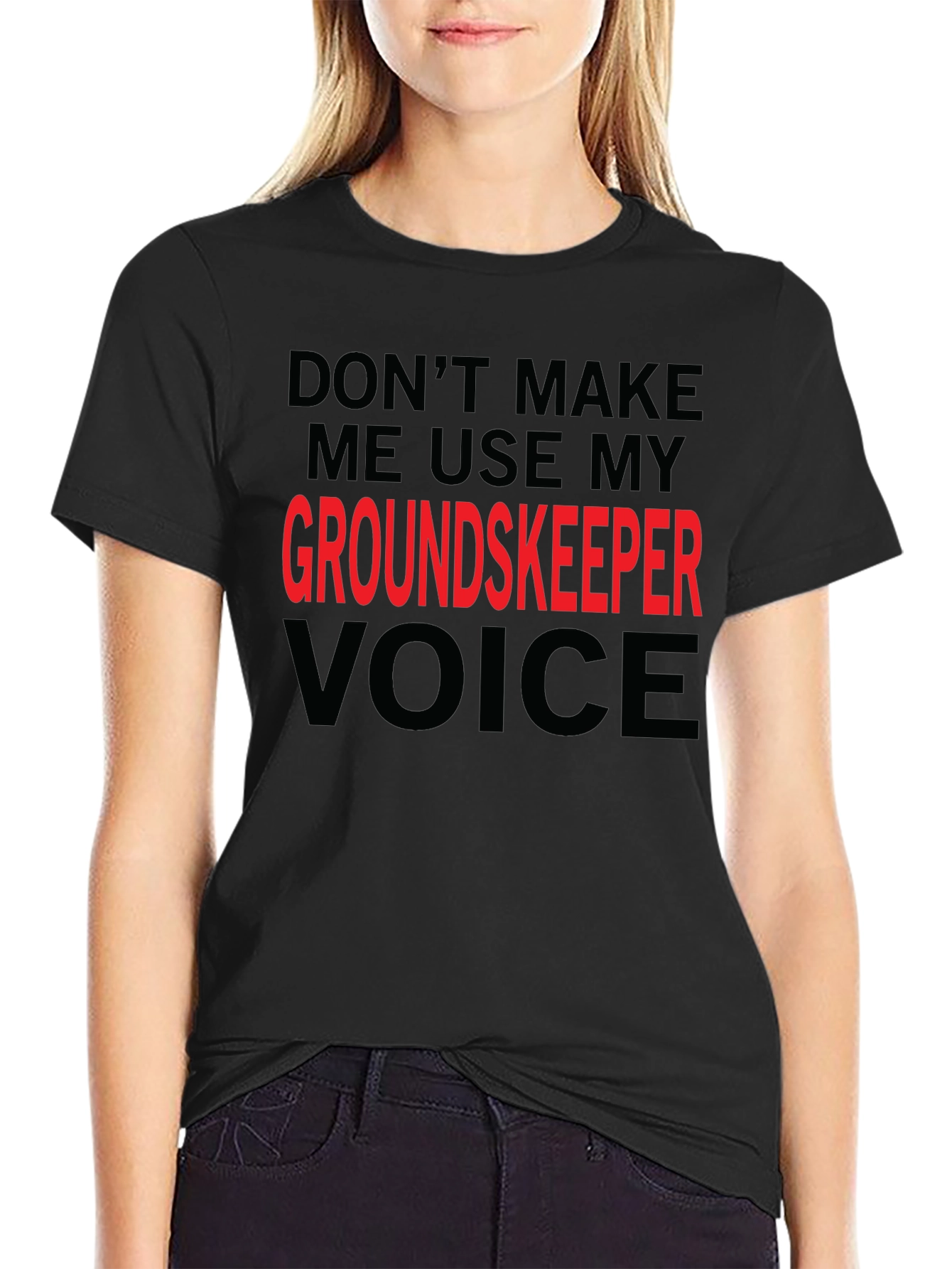 Groundskeeper Voice Graphic Tee - Black