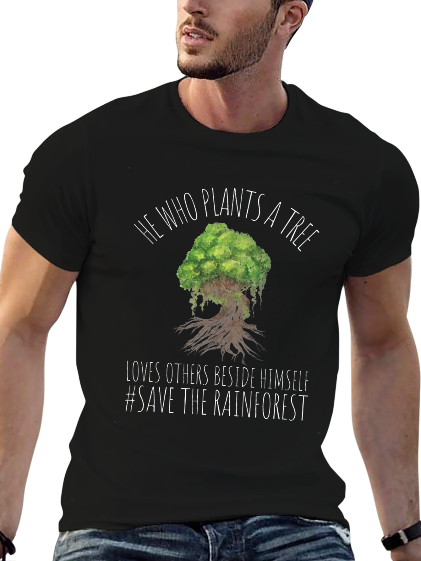 Eco-Friendly Plant a Tree Graphic Tee
