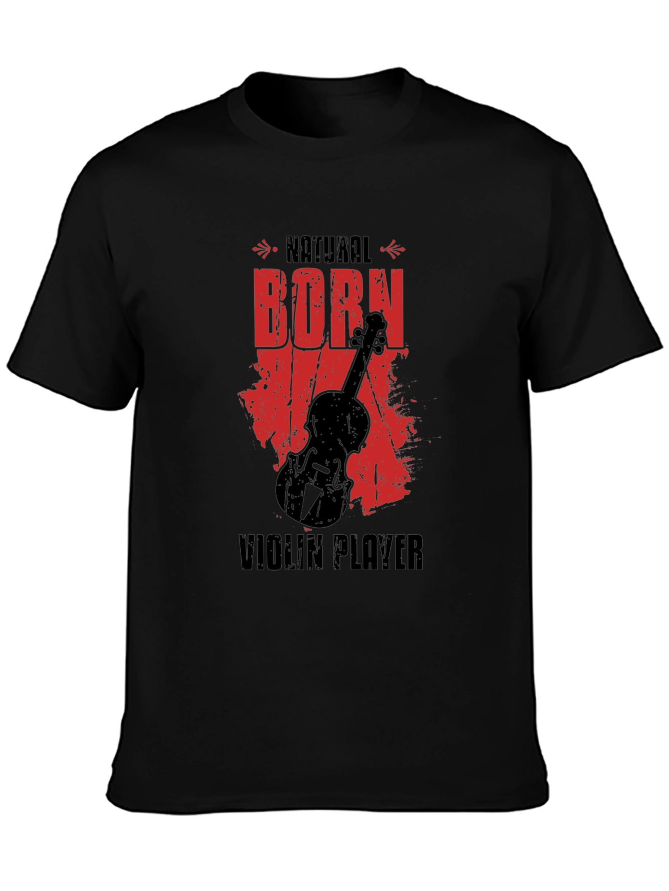 Natural Born Violin Player Graphic T-Shirt