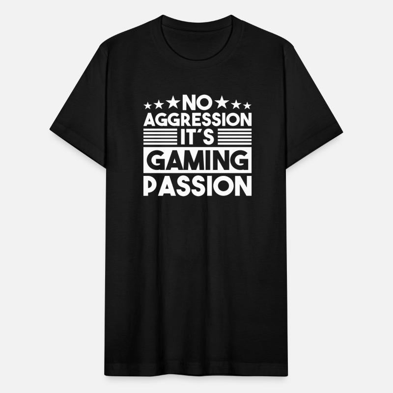 No Aggression It s Gaming Passion Gaming Saying
