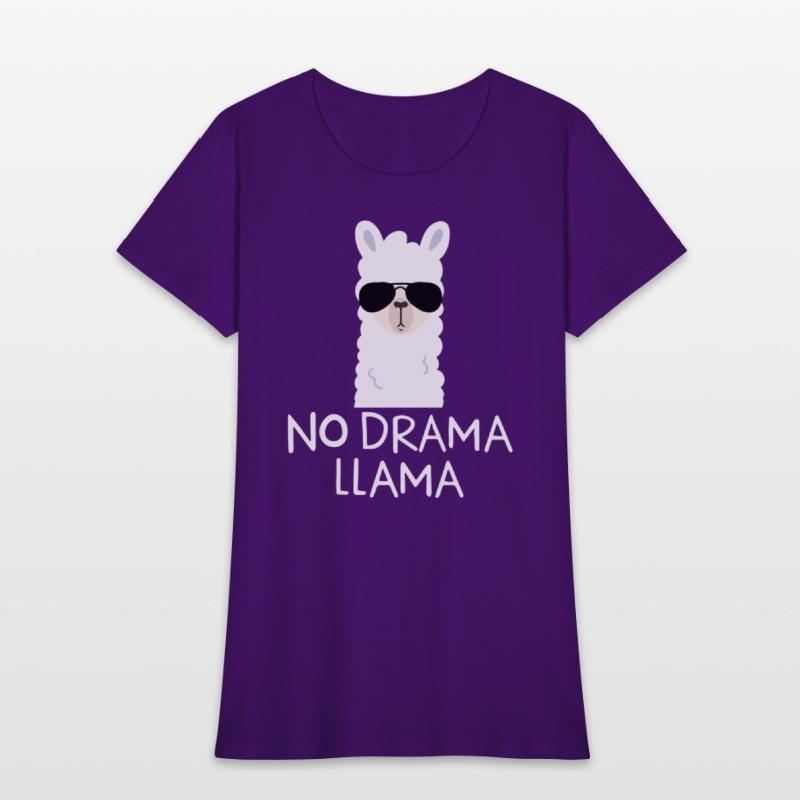 No Drama Llama Alpaca With Sunglasses Llama