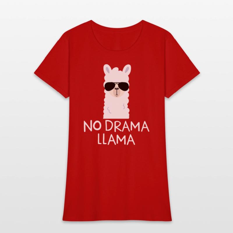 No Drama Llama Alpaca With Sunglasses Llama